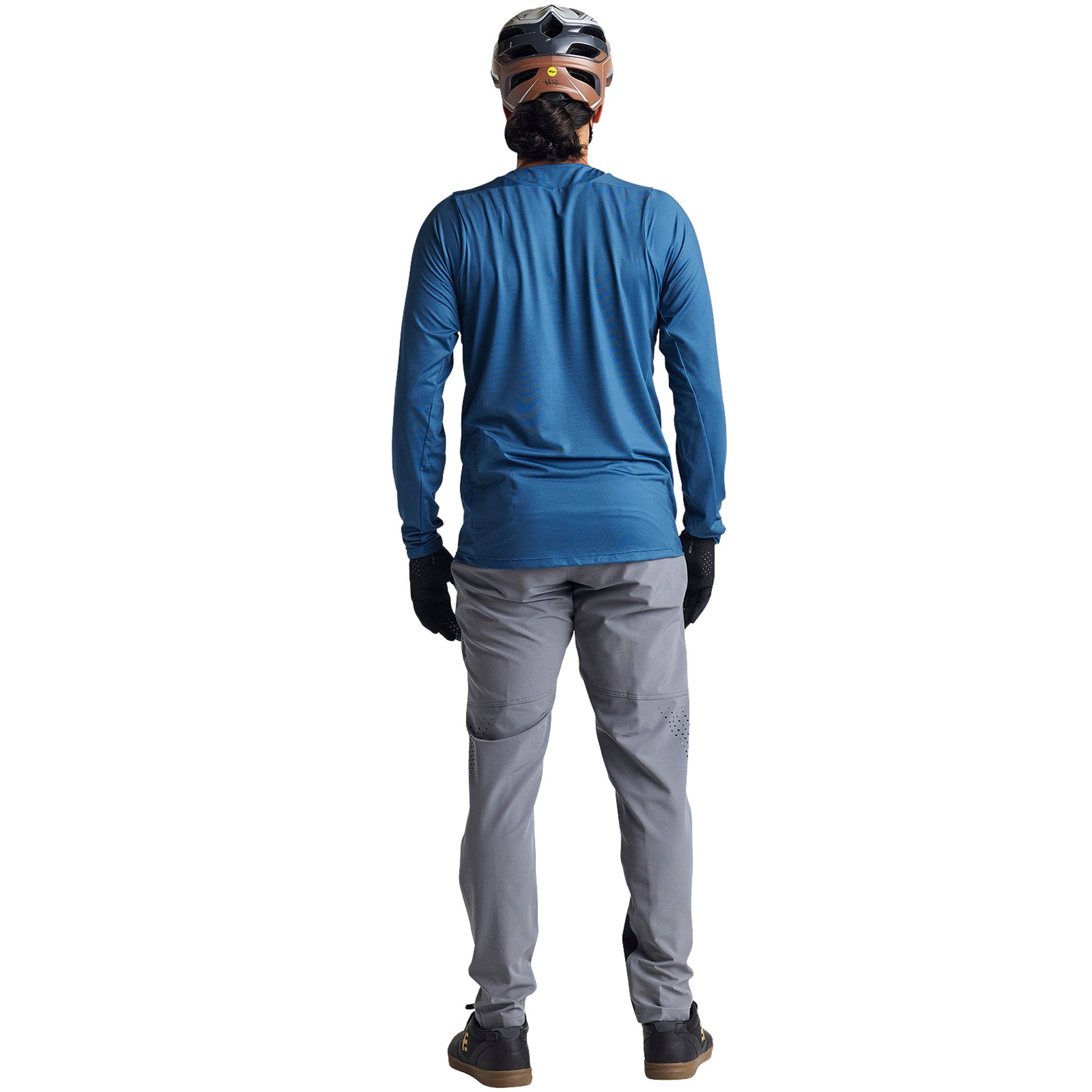TLD Skyline Long Sleeve Jersey - S - Iconic Indigo - Image 3