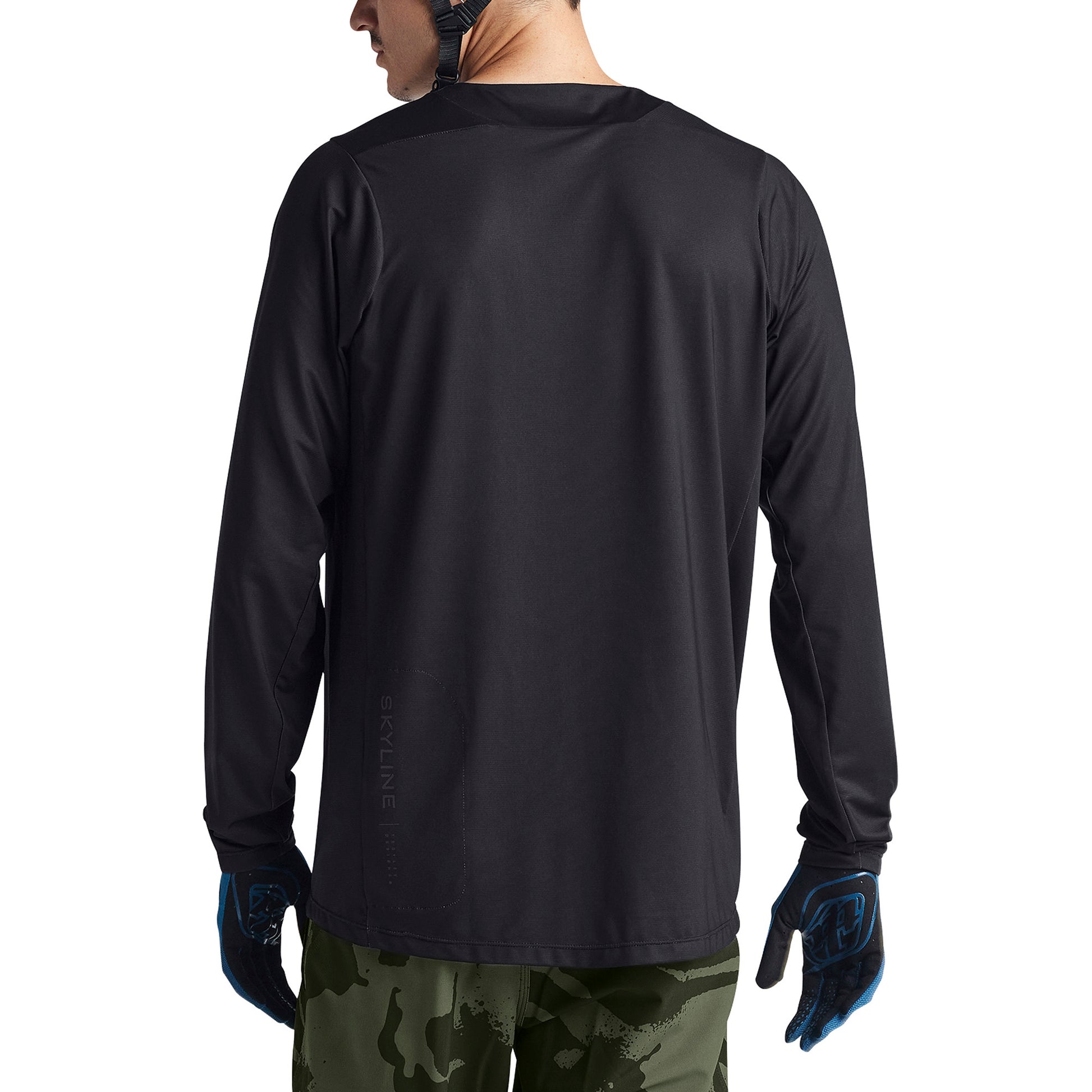 TLD Skyline Long Sleeve Jersey - S - Mono Black - Image 5