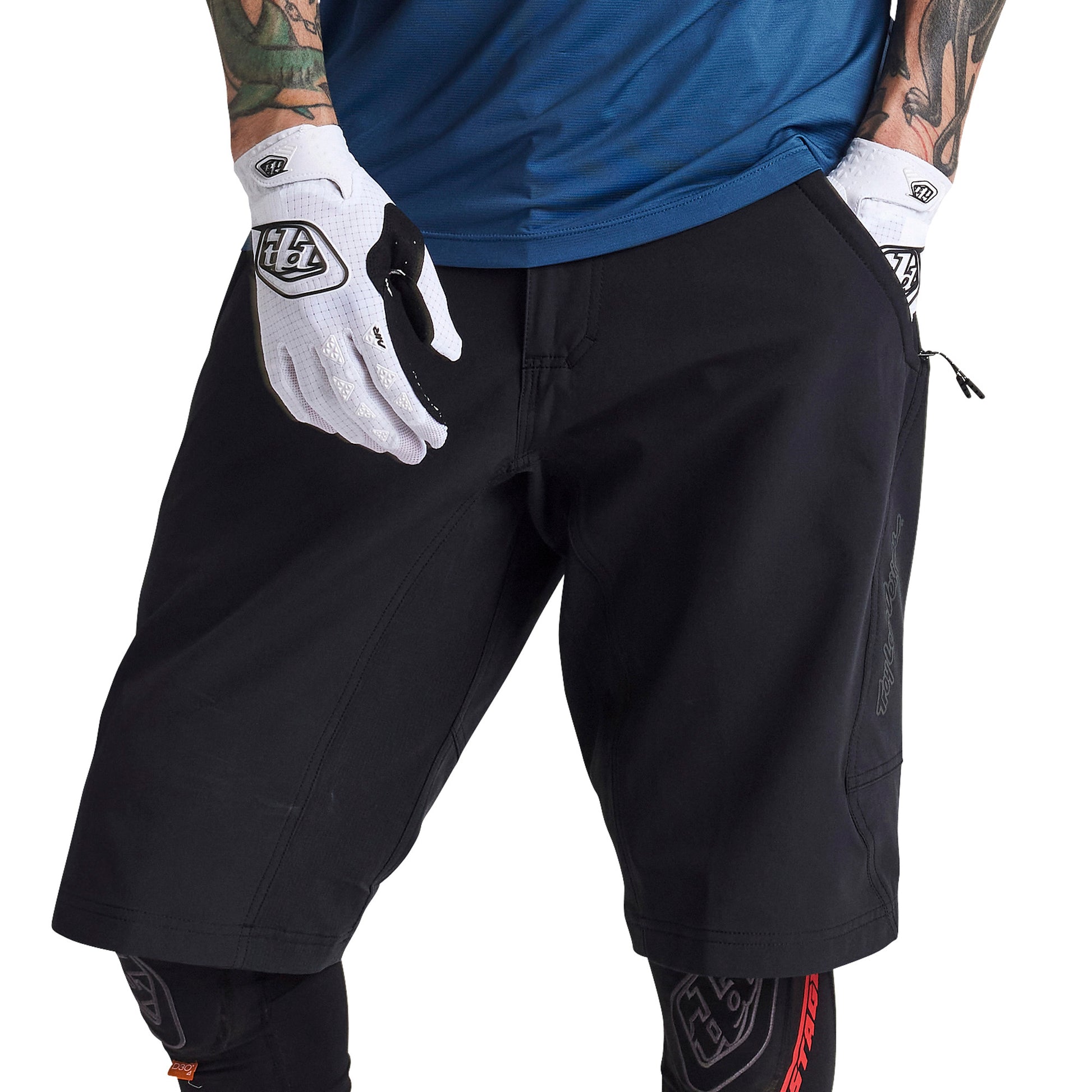 TLD Skyline Shell Shorts - No Liner - L-34 - Mono Black - Image 2