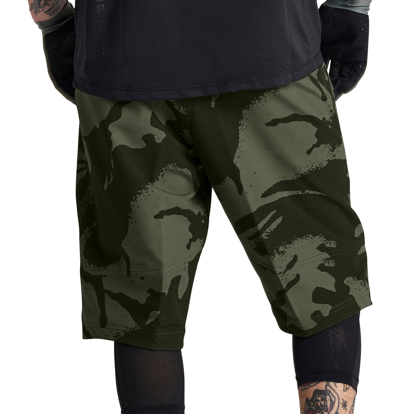 TLD Skyline Shell Shorts - No Liner - M-32 - Shadow Camo Olive - Image 1