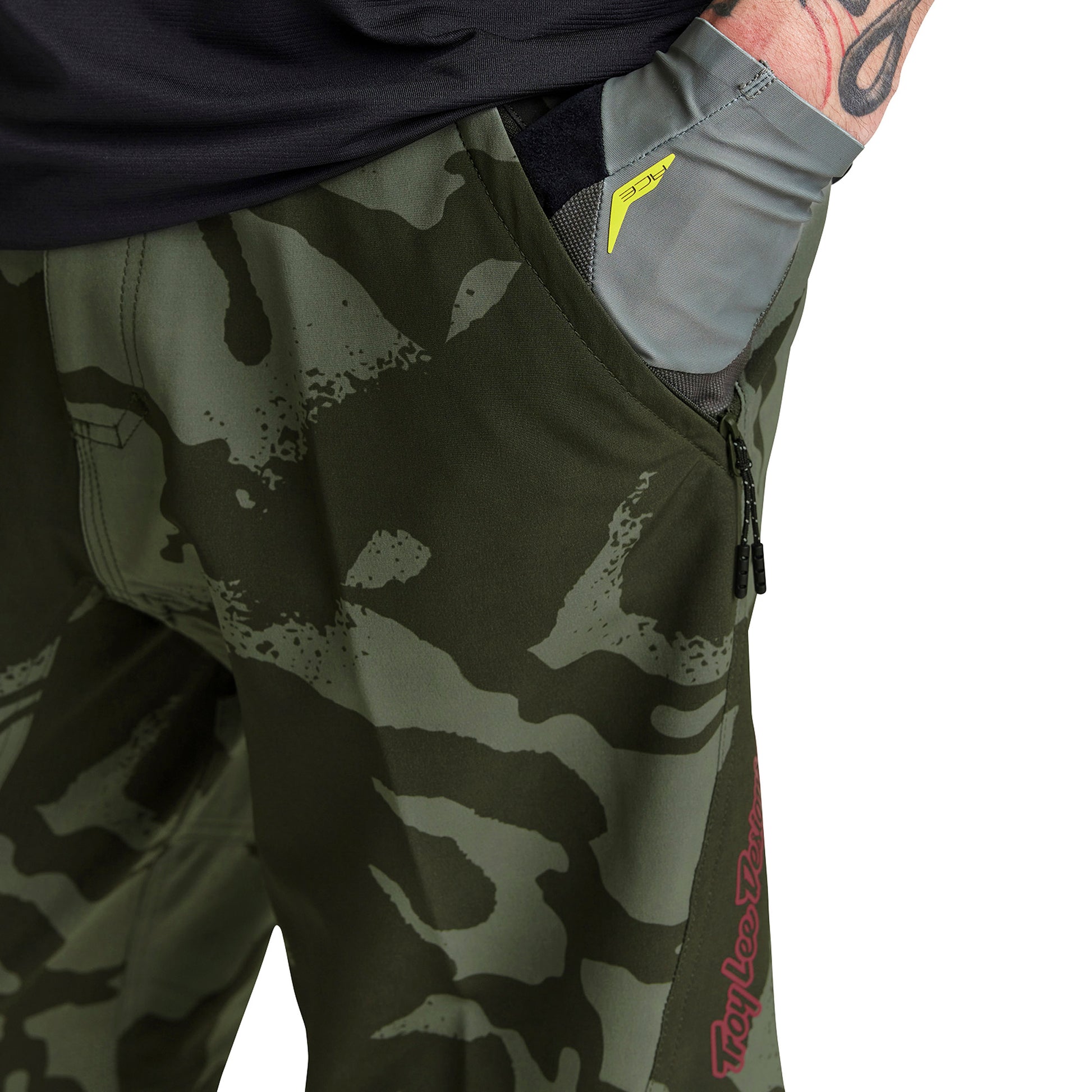 TLD Skyline Shell Shorts - No Liner - M-32 - Shadow Camo Olive - Image 4