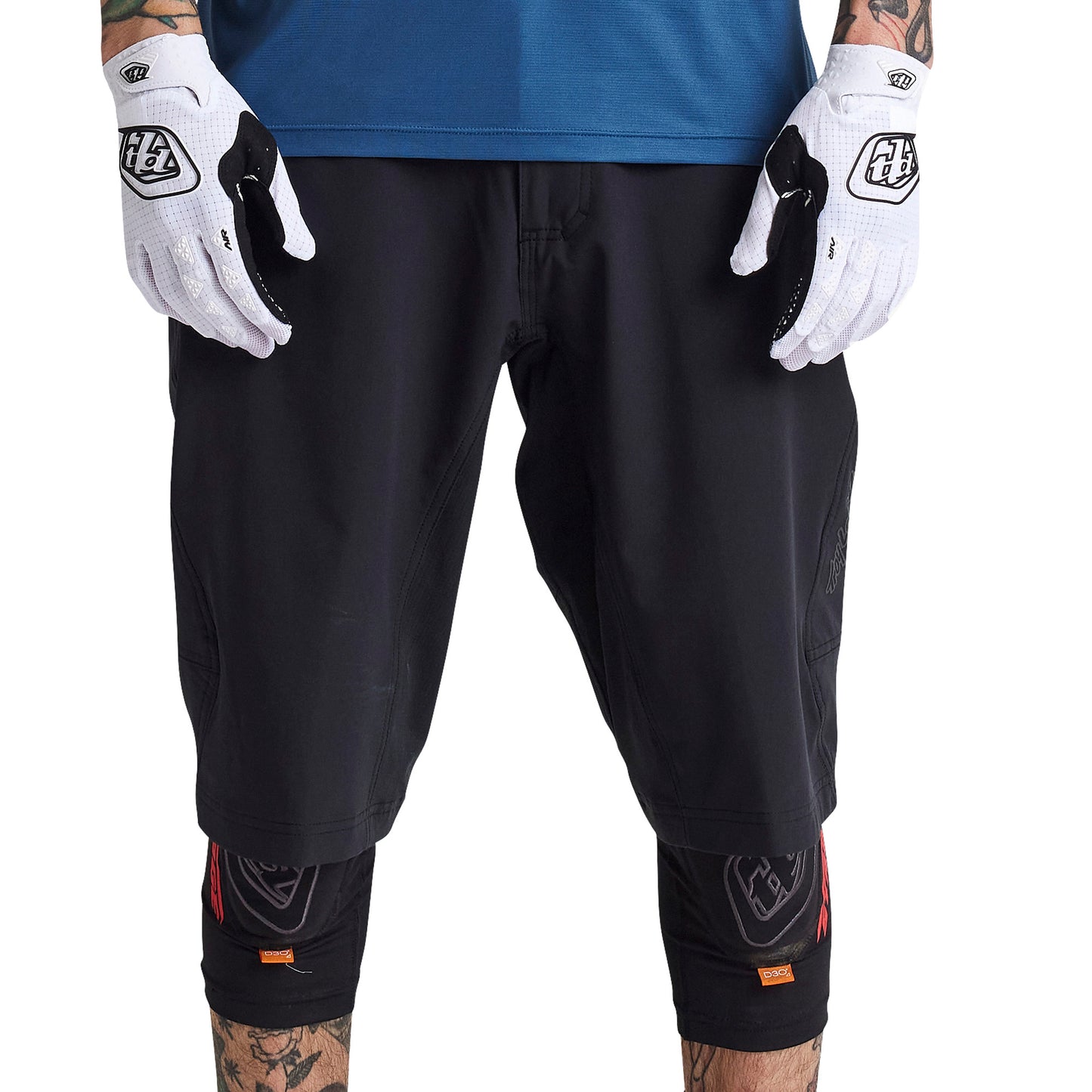 TLD Skyline Shell Shorts - No Liner - M-33 - Mono Black