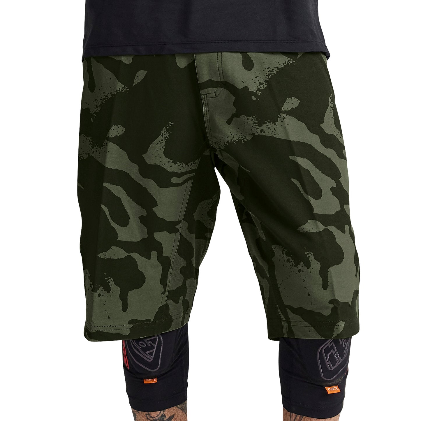 TLD Skyline Shell Shorts - No Liner - XL-36 - Shadow Camo Olive - Image 2