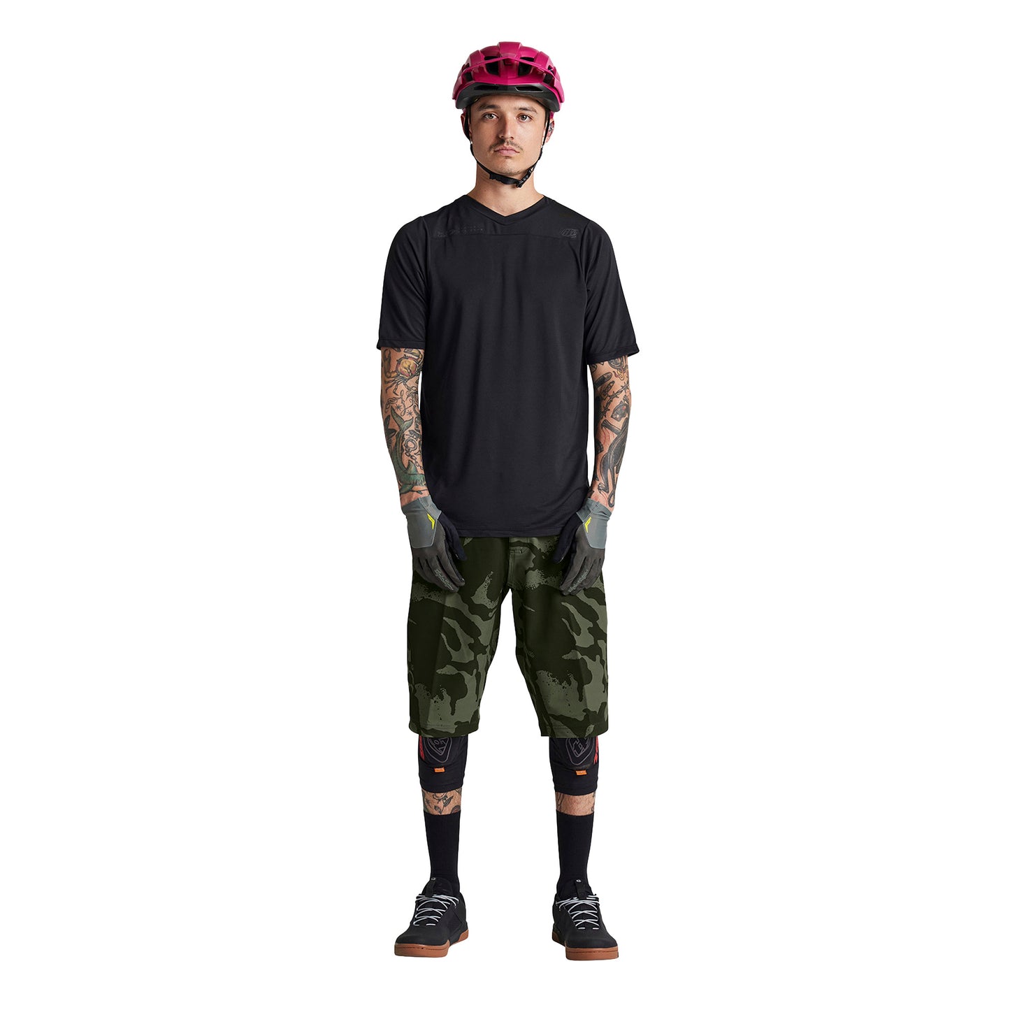 TLD Skyline Short Sleeve Jersey - 2XL - Mono Black - Image 5
