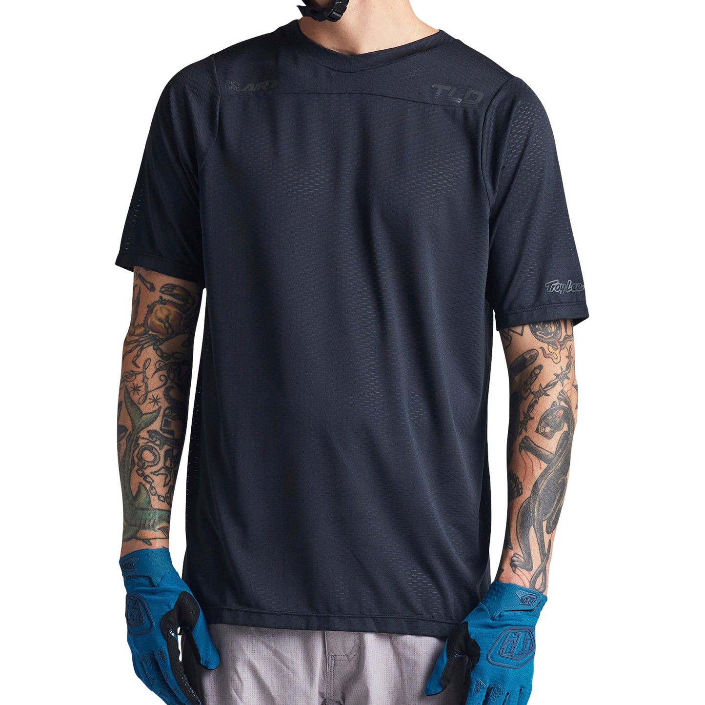 TLD Skyline Short Sleeve Jersey - L - Mono Black - Image 1