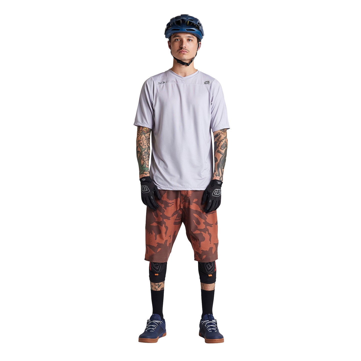 TLD Skyline Short Sleeve Jersey - L - Mono Mist - Image 5