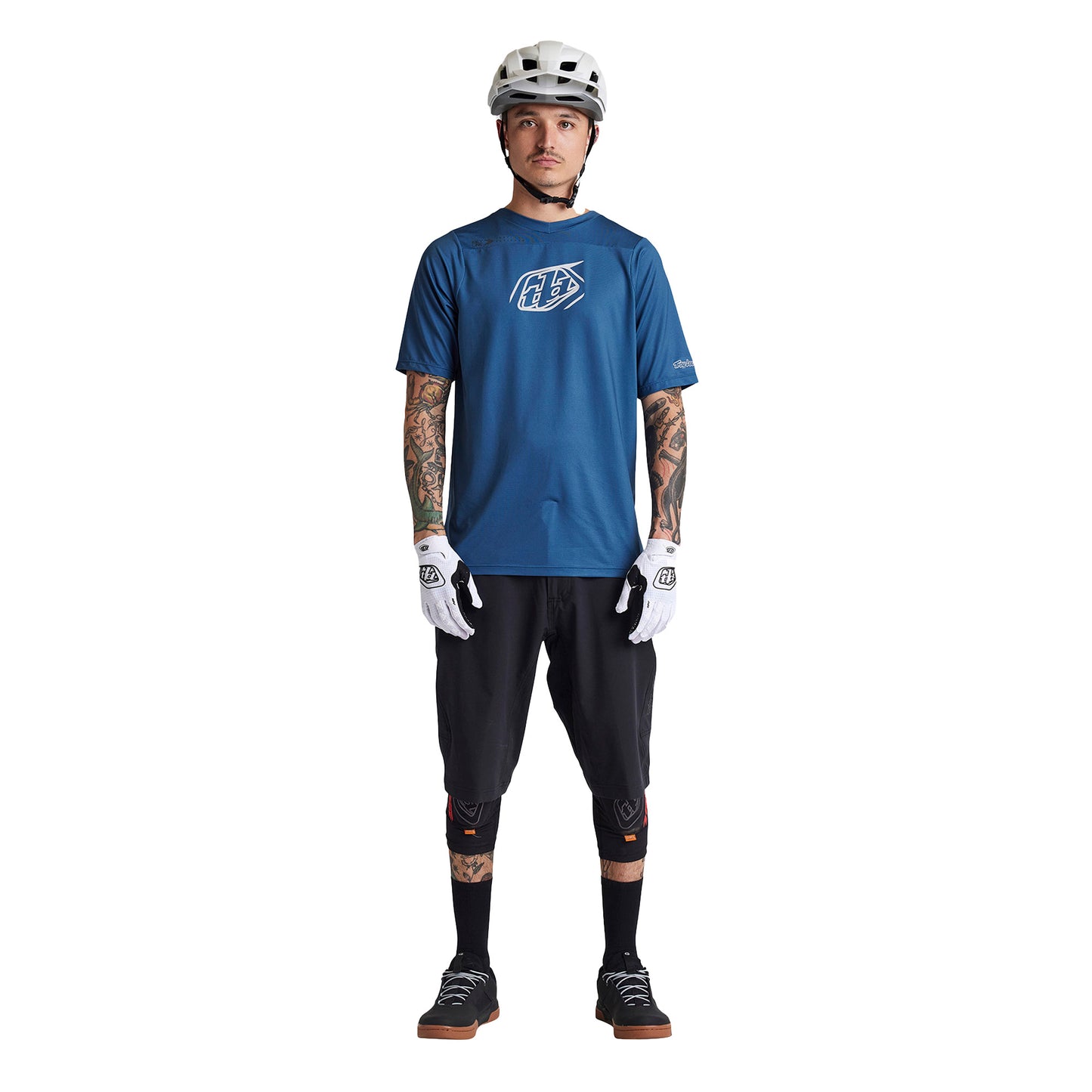 TLD Skyline Short Sleeve Jersey - M - Iconic Indigo - Image 7