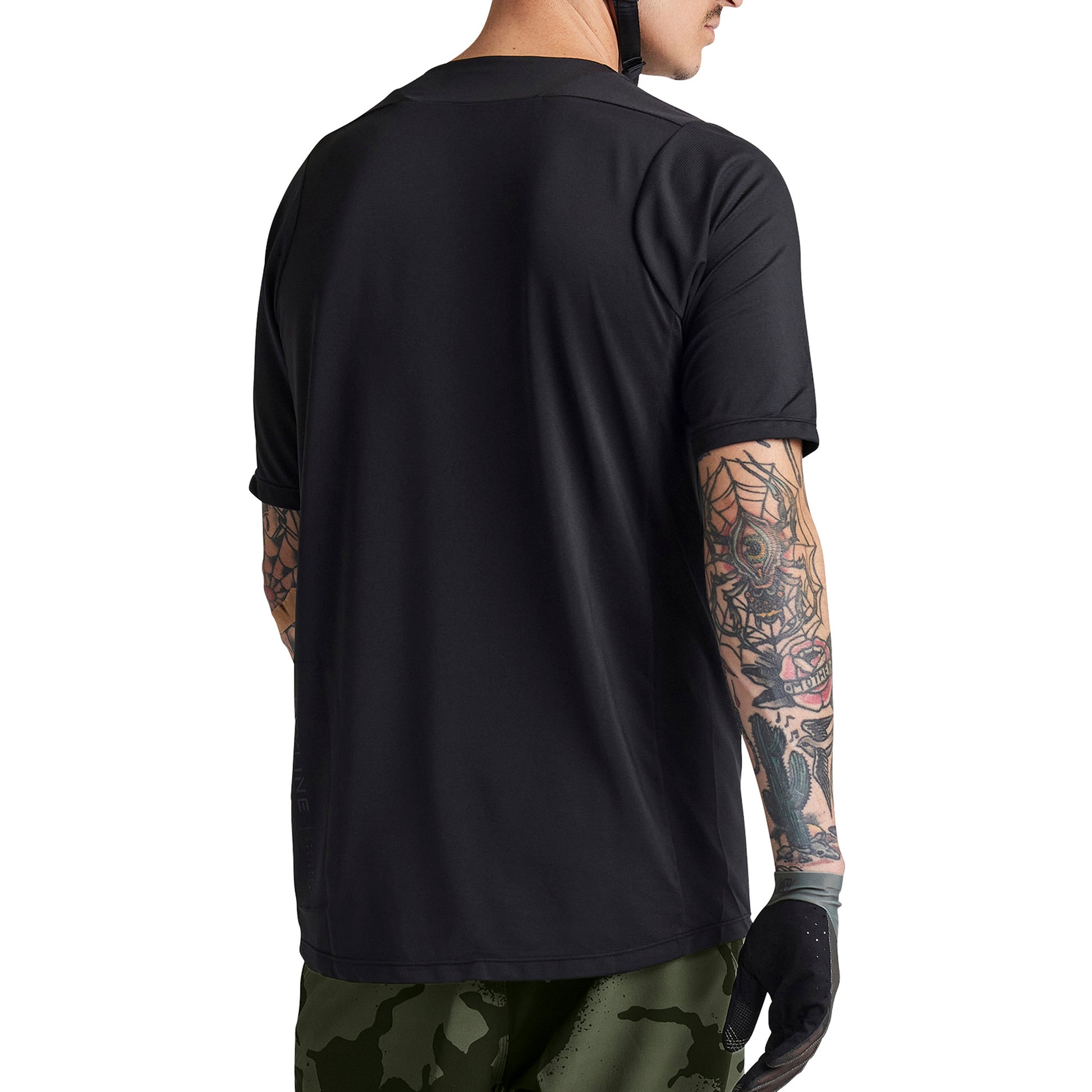 TLD Skyline Short Sleeve Jersey - M - Mono Black - Image 3