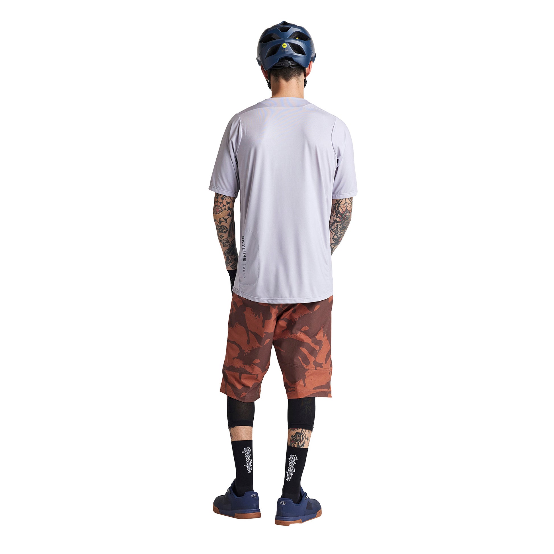 TLD Skyline Short Sleeve Jersey - M - Mono Mist - Image 4