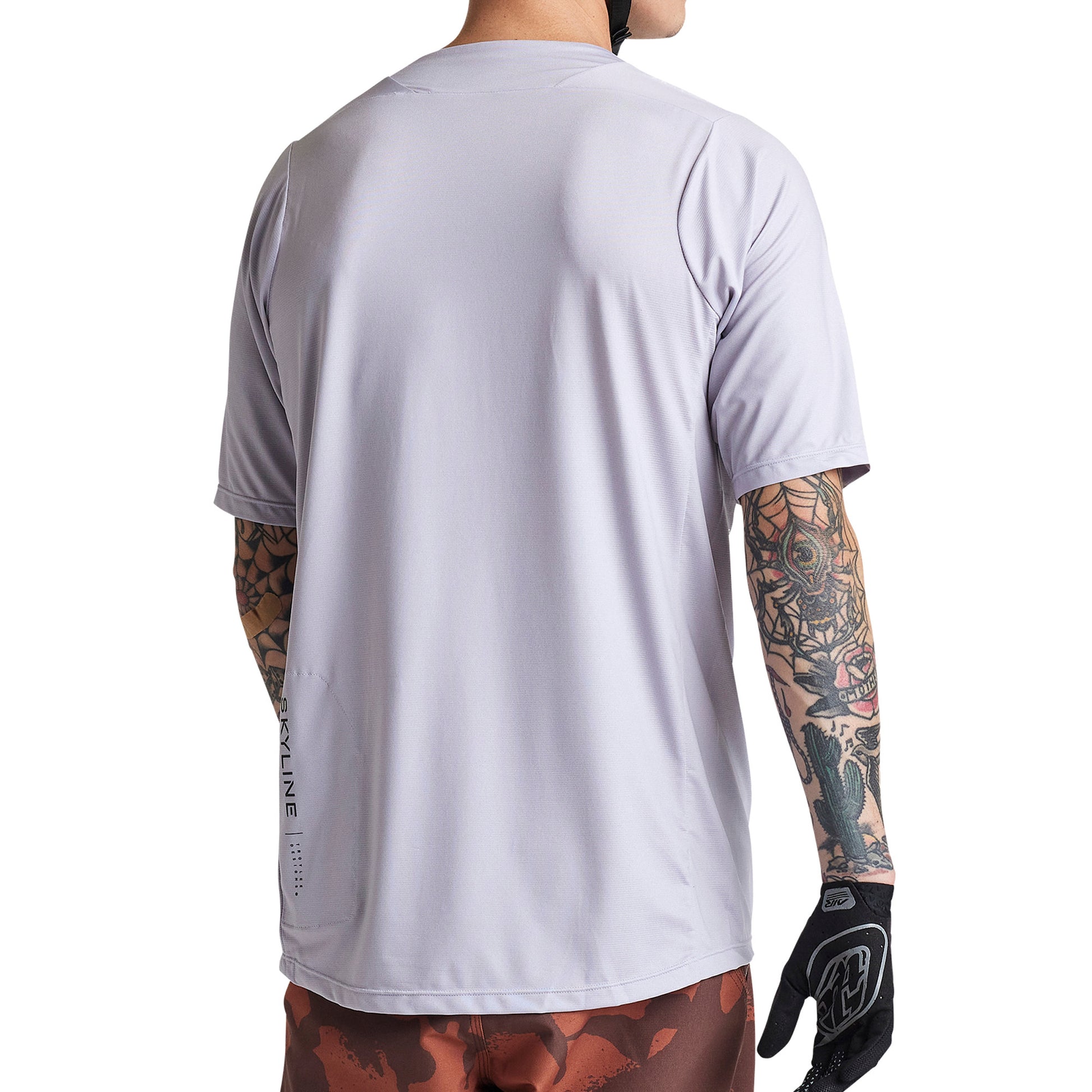 TLD Skyline Short Sleeve Jersey - S - Mono Mist - Image 3