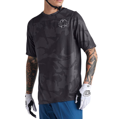 TLD Skyline Short Sleeve Jersey - S - Shadow Camo Carbon - Image 1