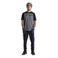 TLD Skyline Short Sleeve Jersey - S - Signature Heather Grey - Black - Image 6