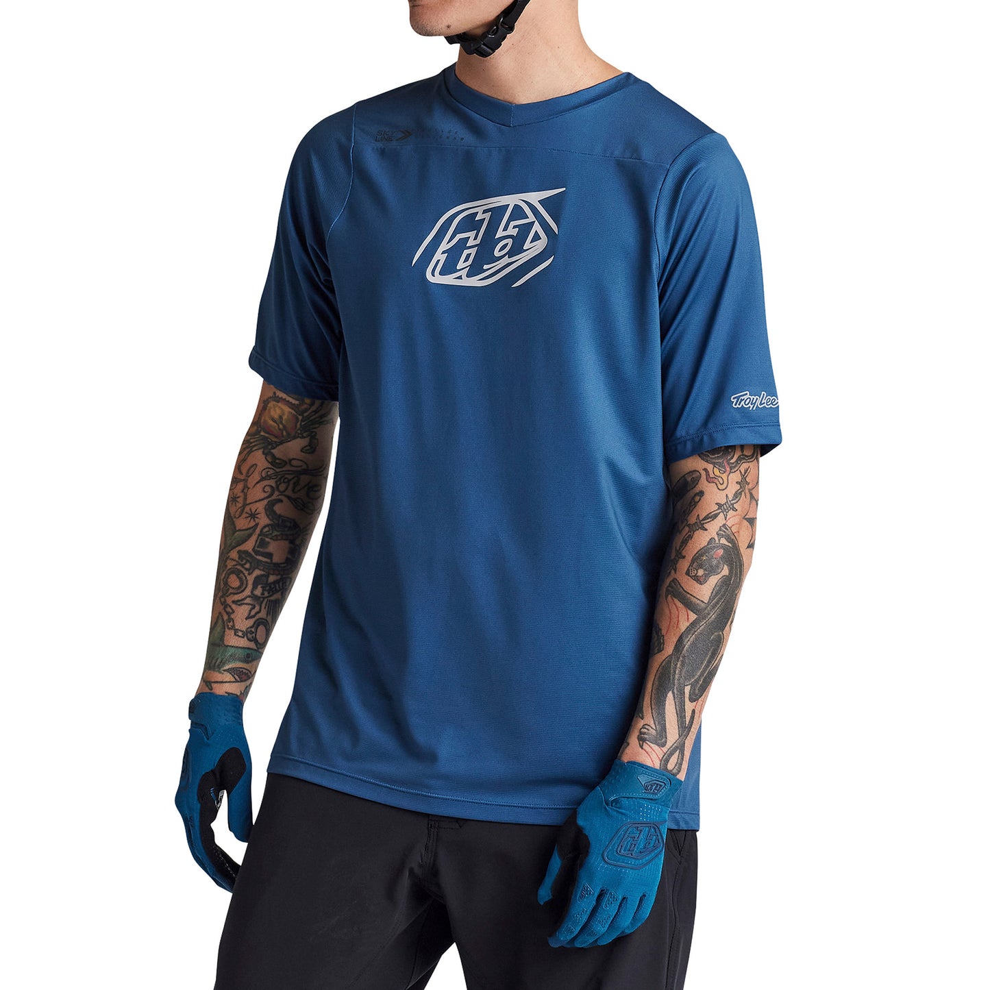 TLD Skyline Short Sleeve Jersey - XL - Iconic Indigo - Image 1
