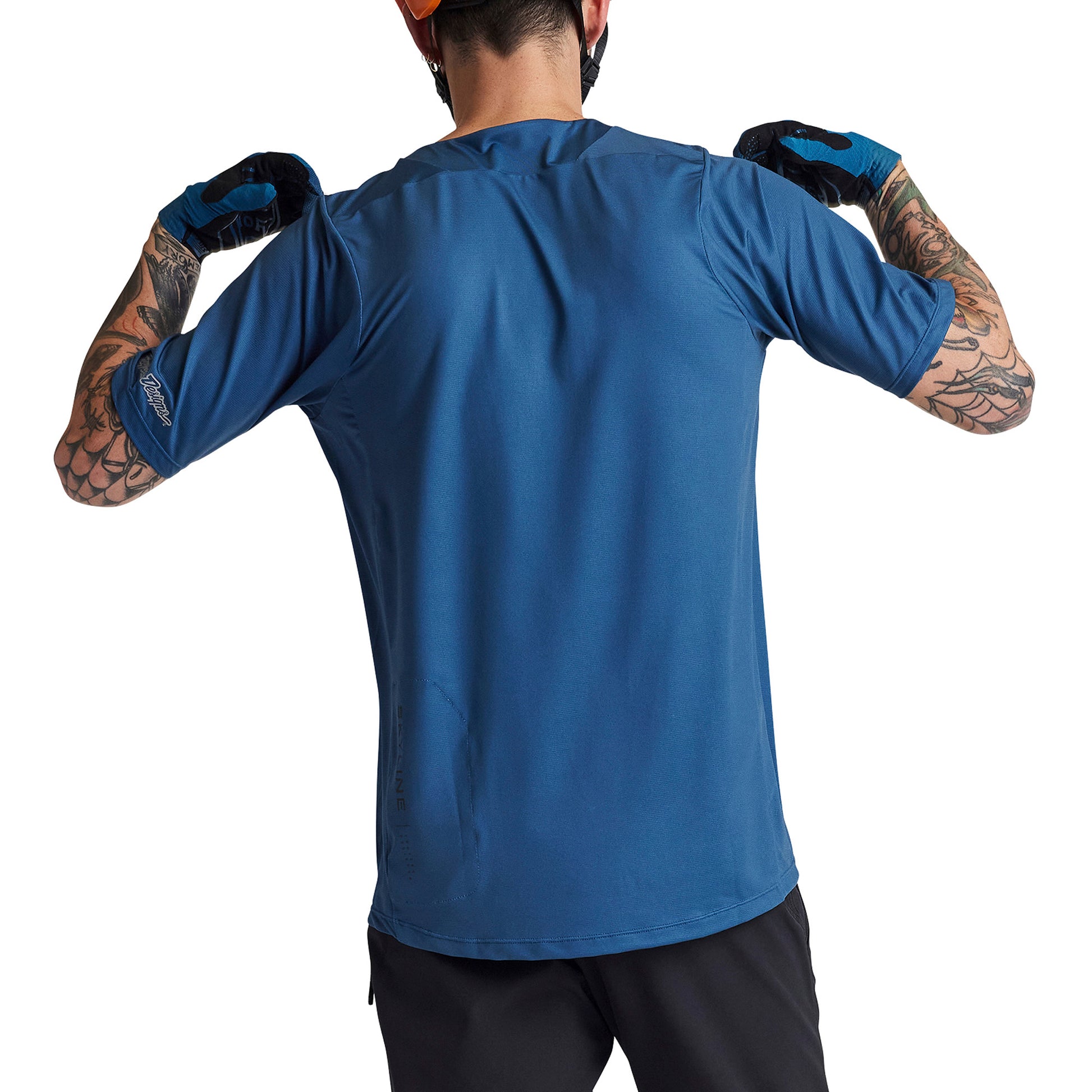 TLD Skyline Short Sleeve Jersey - XL - Iconic Indigo - Image 5