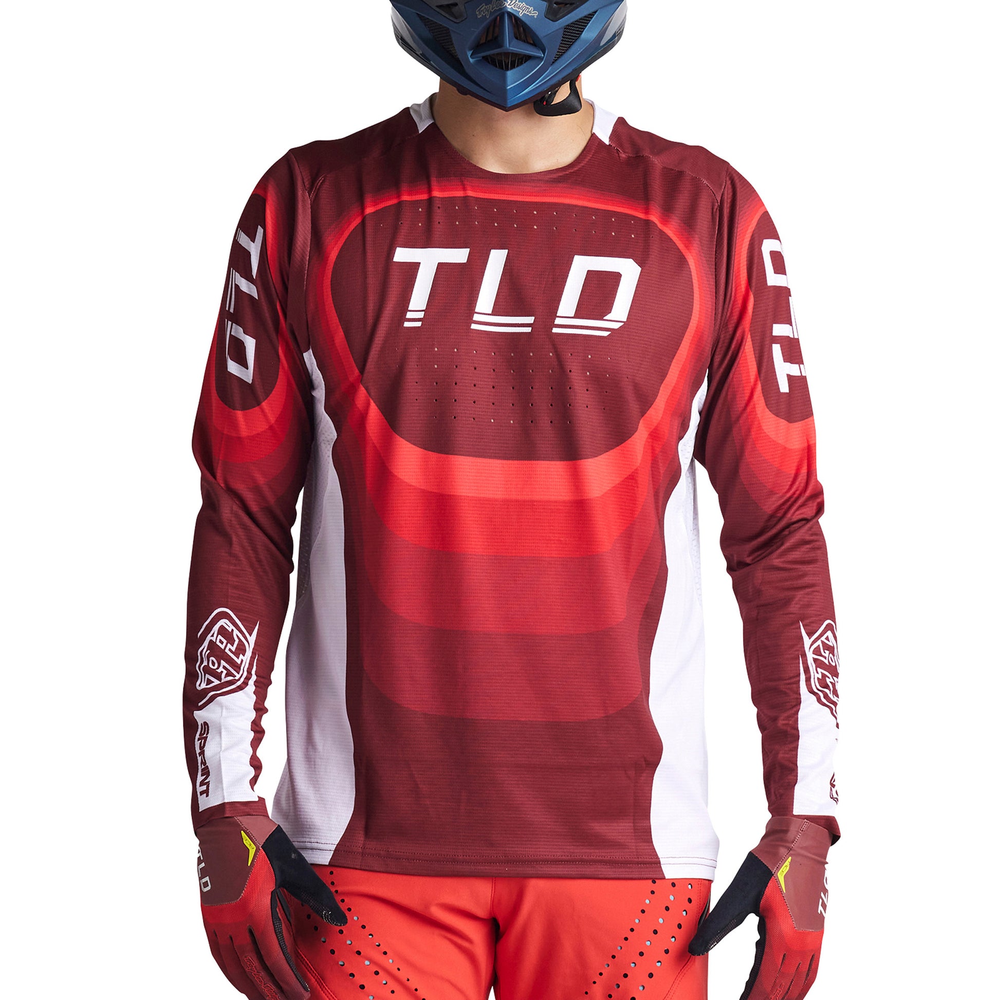 TLD Sprint Long Sleeve Jersey - XL - Reverb Race Red - Image 1