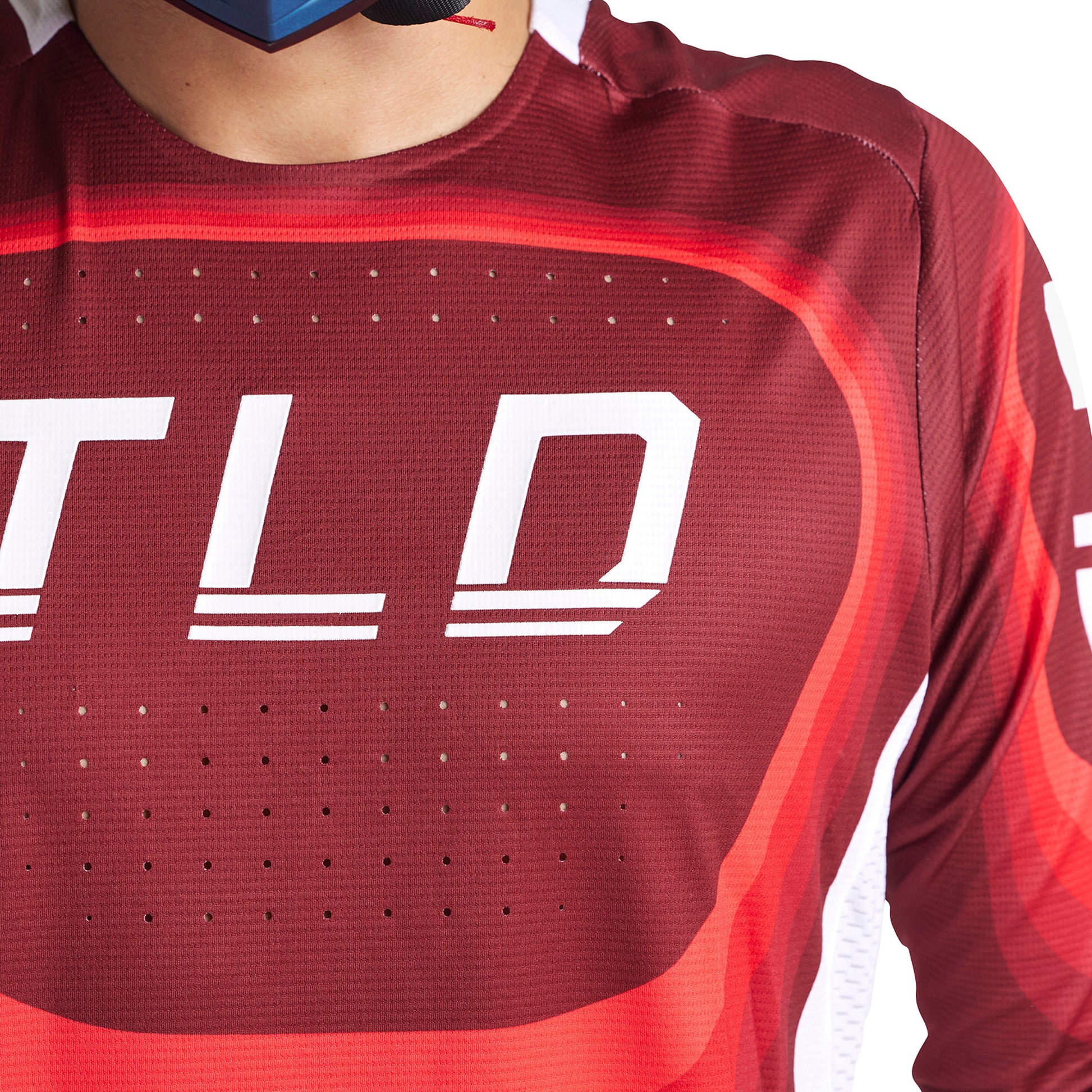 TLD Sprint Long Sleeve Jersey - XL - Reverb Race Red - Image 5