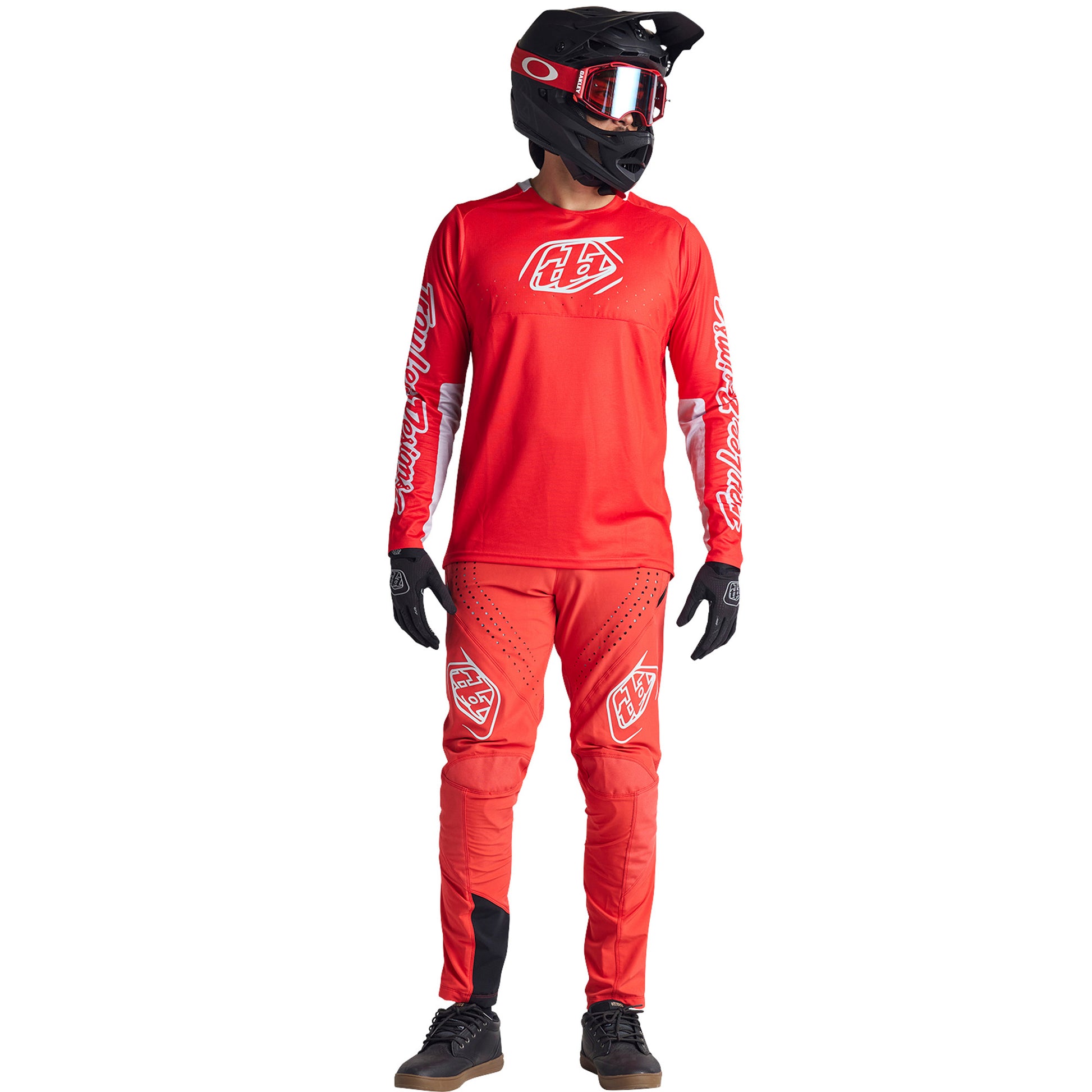 TLD Sprint Pants - M-32 - Mono Race Red - Image 4