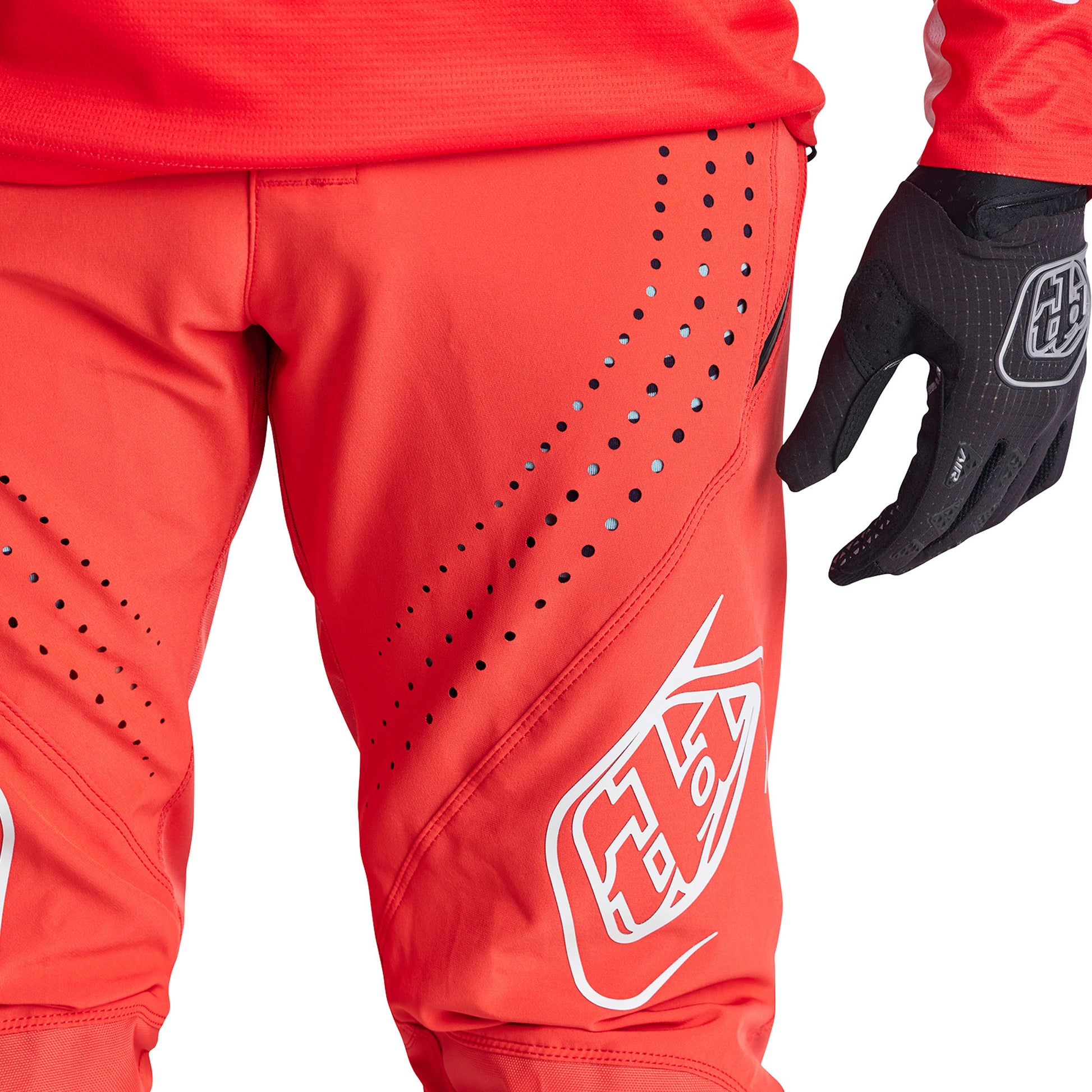 TLD Sprint Pants - M-32 - Mono Race Red - Image 7