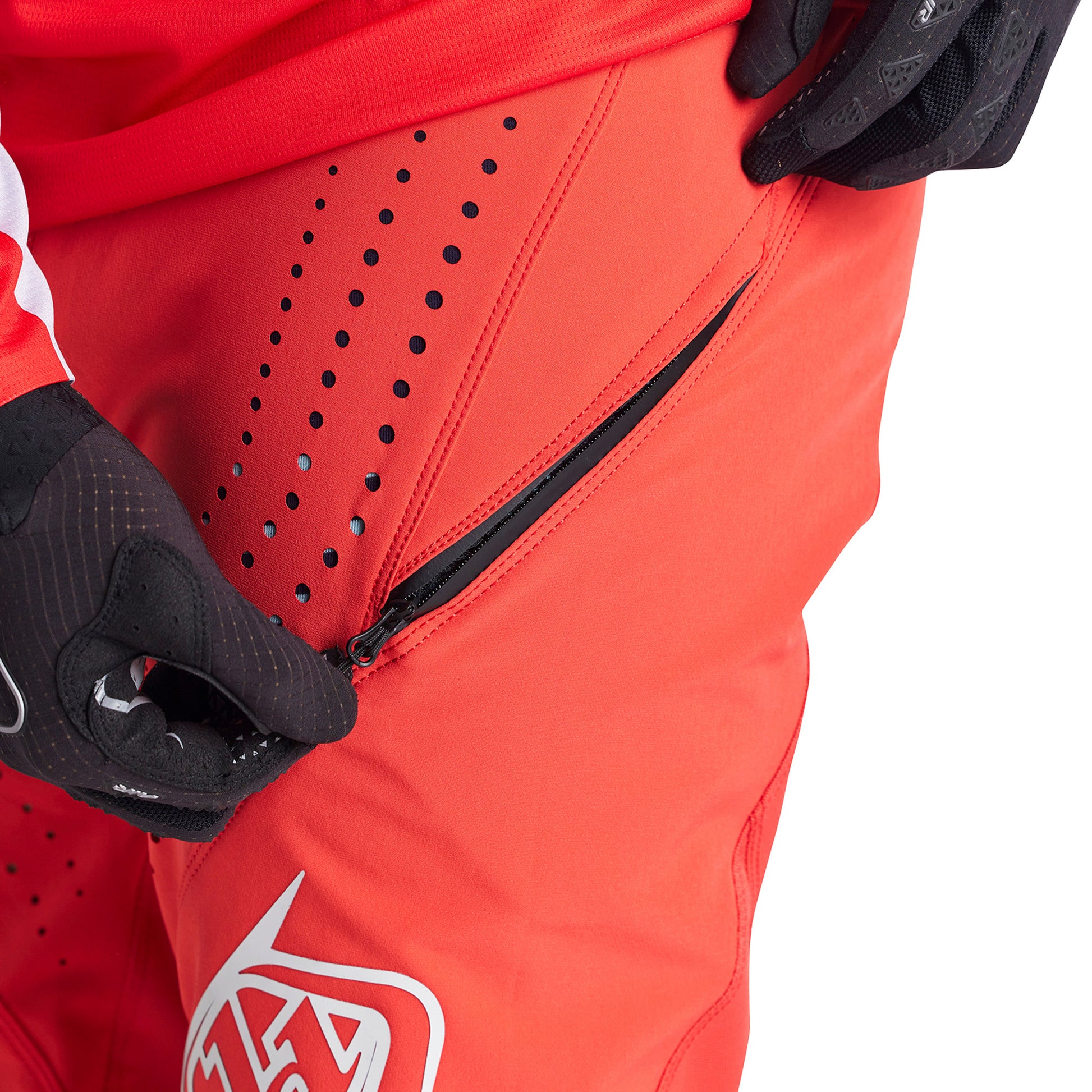 TLD Sprint Pants - M-32 - Mono Race Red - Image 8