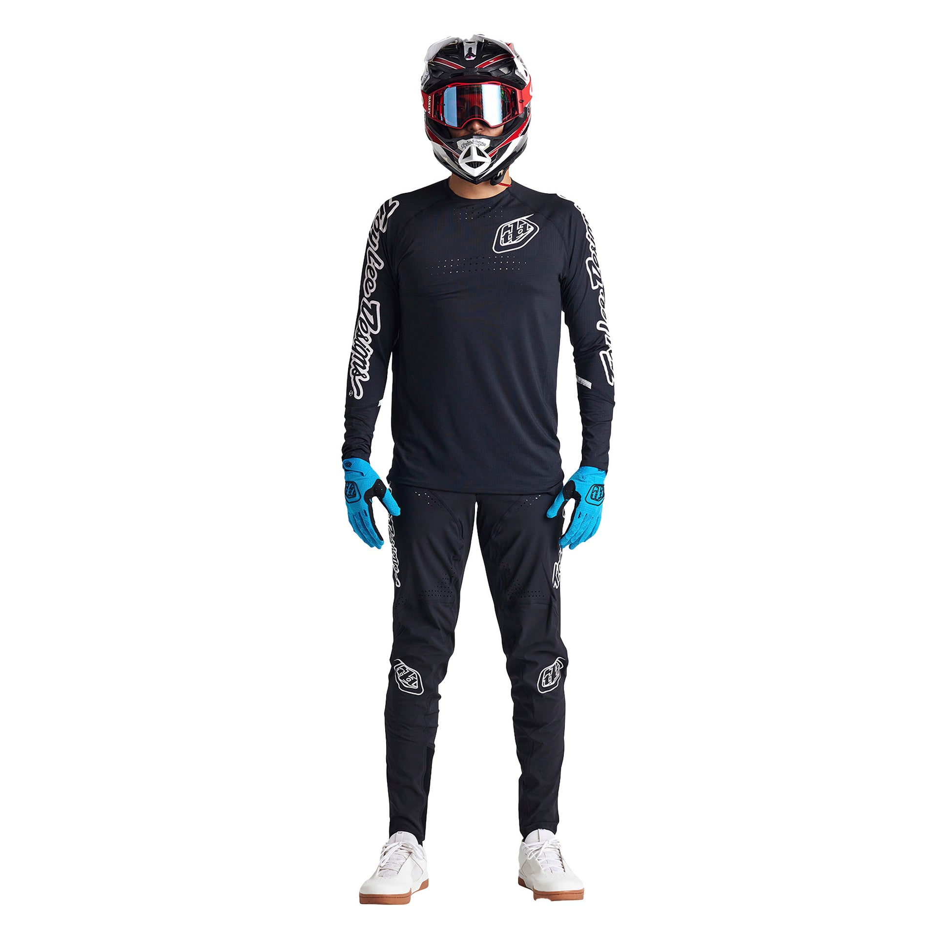 TLD Sprint Ultra Long Sleeve Jersey - L - Mono Black - Image 6