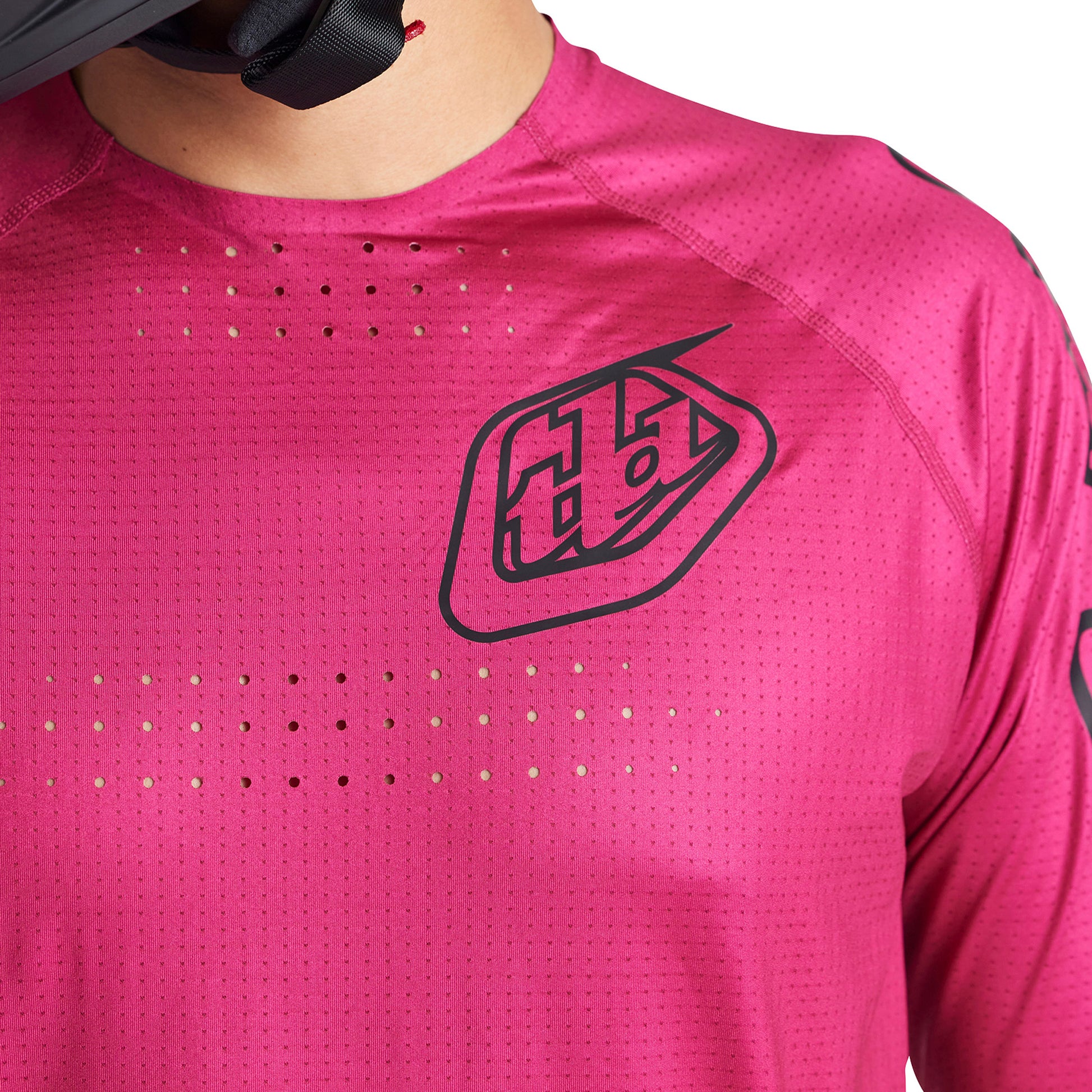 TLD Sprint Ultra Long Sleeve Jersey - M - Mono Berry - Image 6
