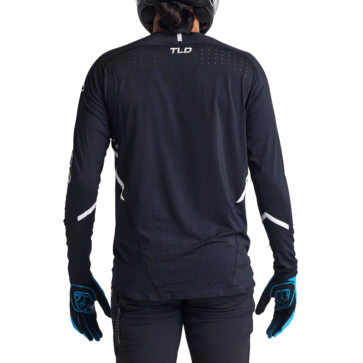 TLD Sprint Ultra Long Sleeve Jersey - M - Mono Black - Image 8