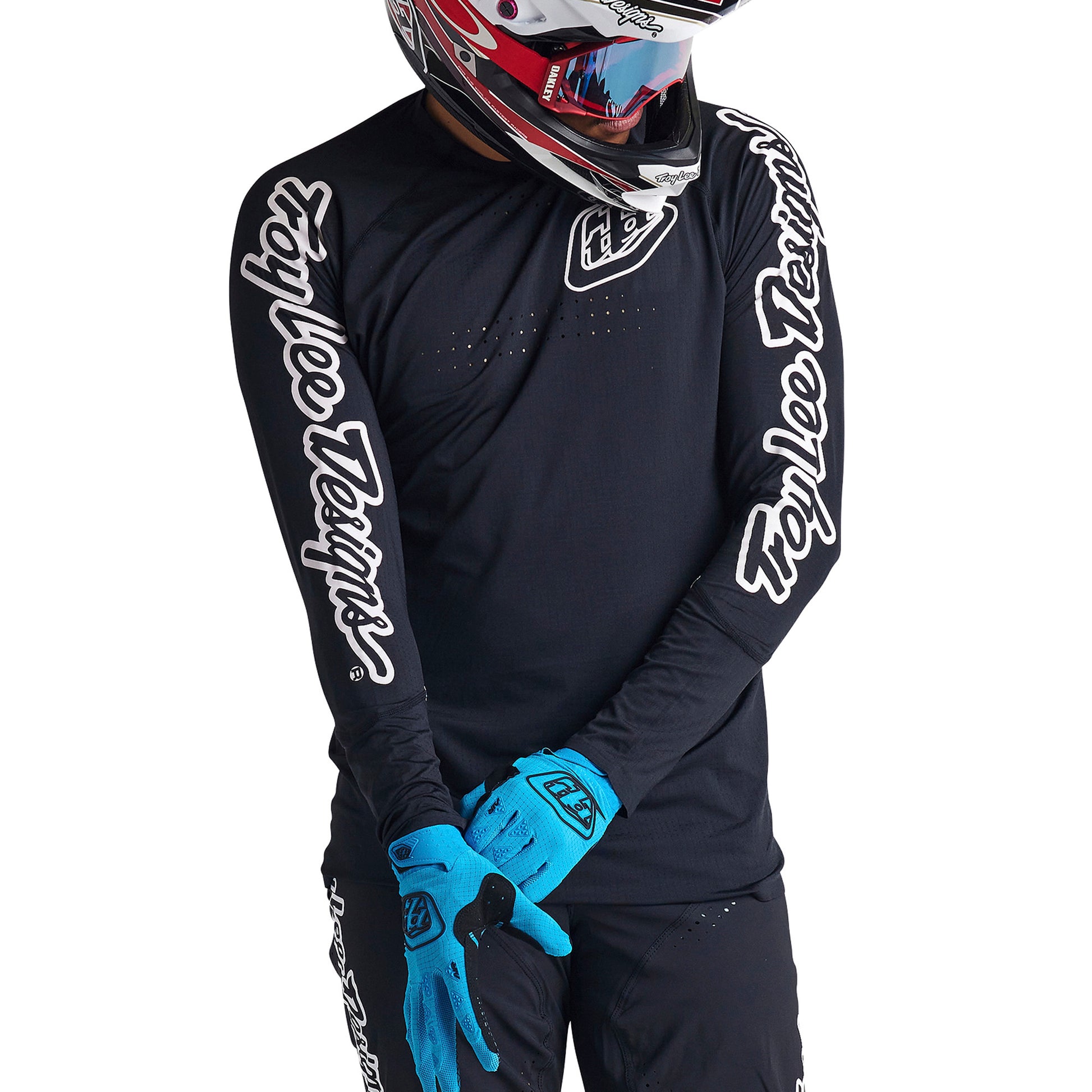 TLD Sprint Ultra Long Sleeve Jersey - S - Mono Black - Image 2