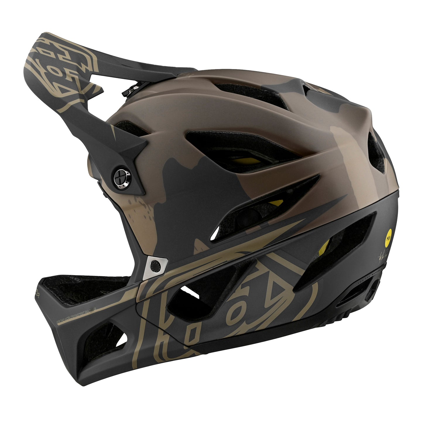 TLD Stage MIPS Helmet - M-L - Stealth Camo Olive - Image 3