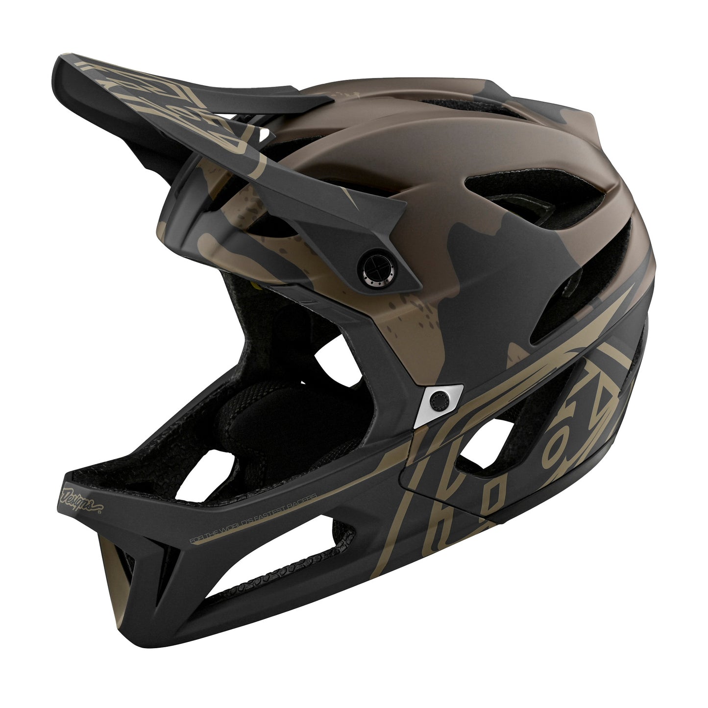 TLD Stage MIPS Helmet - XS-S - Stealth Camo Olive - Image 1