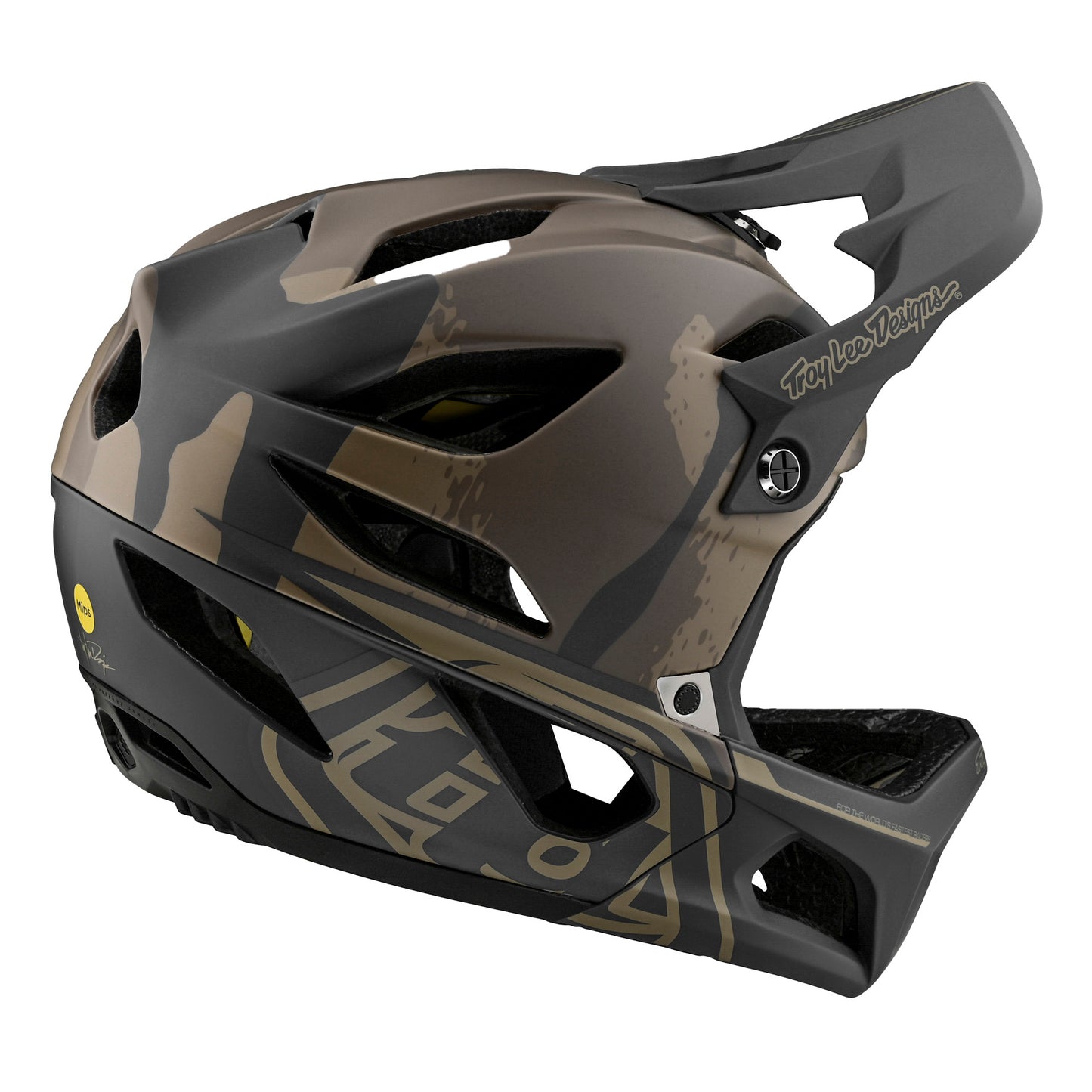 TLD Stage MIPS Helmet - XS-S - Stealth Camo Olive - Image 5