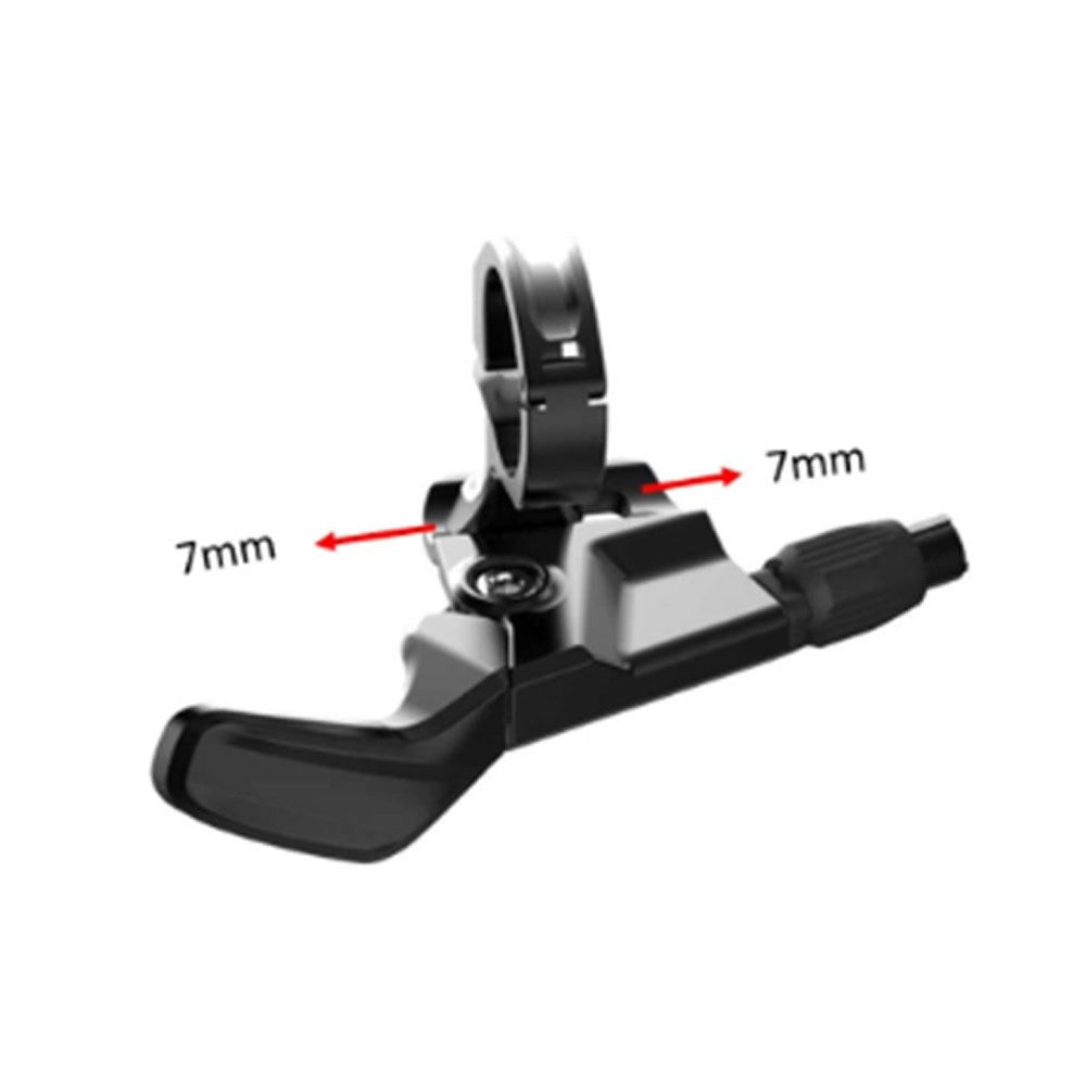 TranzX Multi Position Dropper Post Lever - 22.2mm Bar Clamp - Black - Image 1