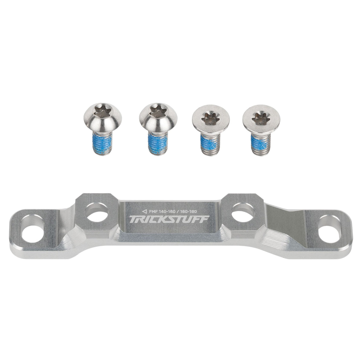 Trickstuff Flat Mount Brake Adapter - Flat Mount Front - 160mm / 180mm - 20mm - Silver - FMF 140-160/160-180 - Image 1