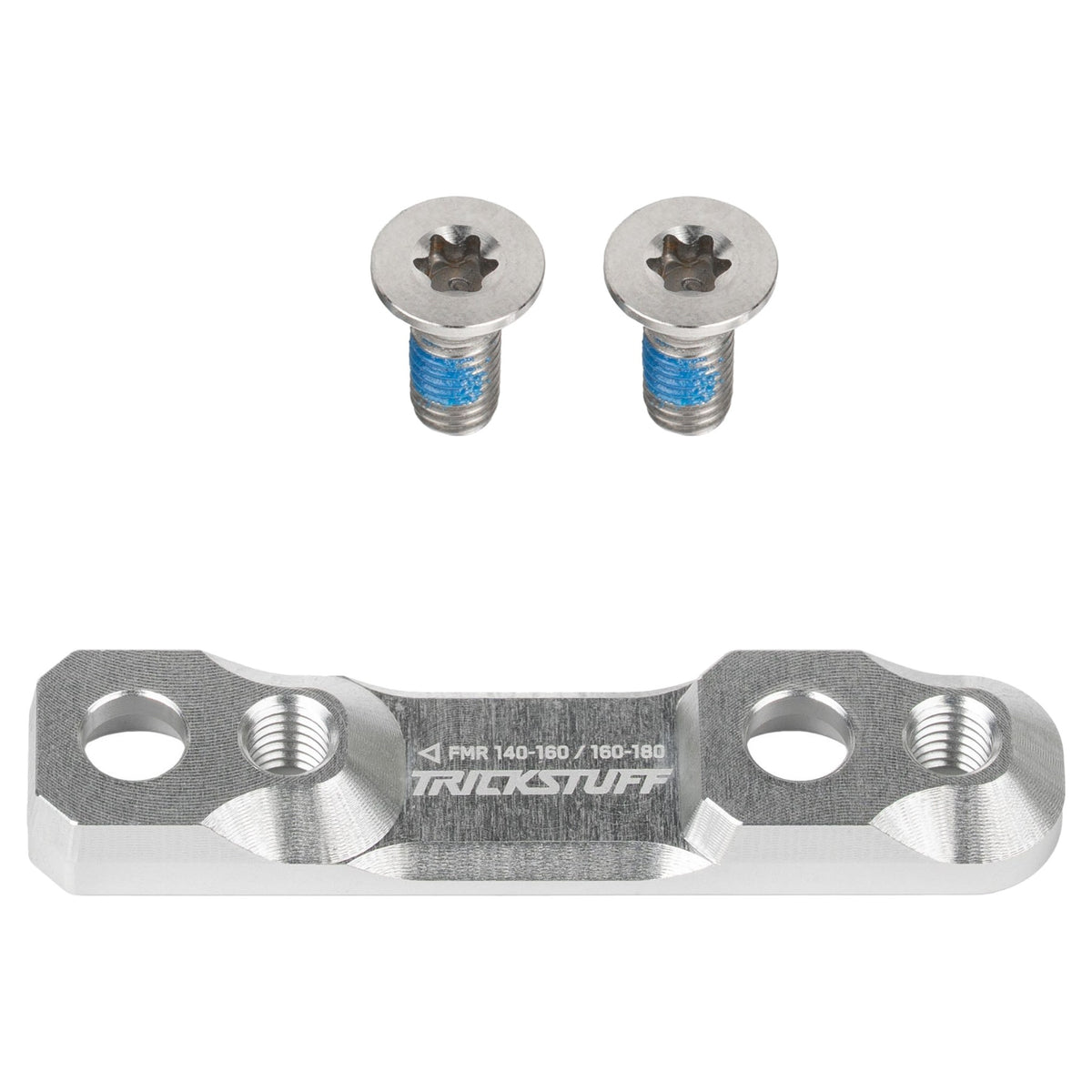 Trickstuff Flat Mount Brake Adapter - Flat Mount Rear - 160mm / 180mm - 20mm - Silver - FMR 140-160/160-180 - Image 1
