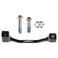 Trickstuff Post Mount Brake Adapter - Post Mount - 180mm - 20mm - Black - PM 160-180 - Inc Titanium Bolts - Image 1