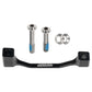 Trickstuff Post Mount Brake Adapter - Post Mount - 203mm / 223mm - 23mm - Black - PM 180-203/200-223 - Inc Titanium Bolts - Image 1