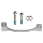 Trickstuff Post Mount Brake Adapter - Post Mount - 203mm / 223mm - 23mm - Silver - PM 180-203/200-223 - Inc Titanium Bolts - Image 1