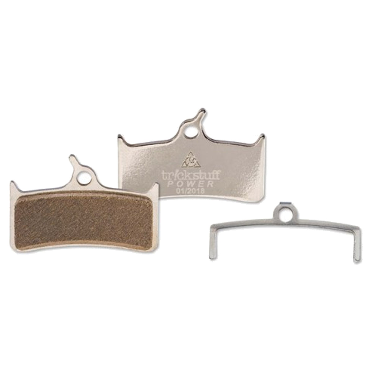 Trickstuff Power+ Brake Pad - Organic - Steel Nickel Coated - 220 - TS C41 / Direttissima Pre 21 / Piccola Pre 21 / Hope E4 - Image 1