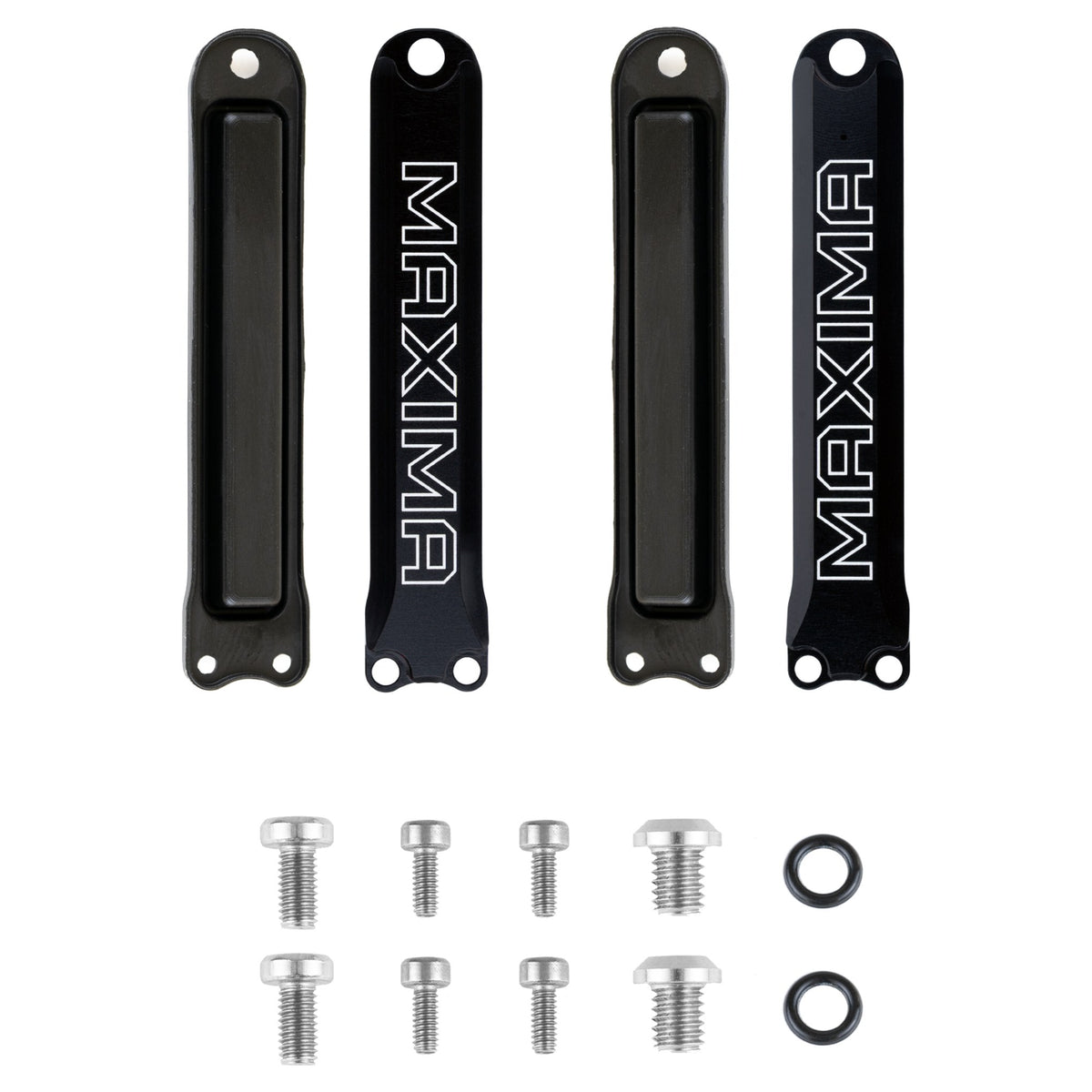 Trickstuff Reservoir Cap Kit - Reservoir Cap Kit L&R - Black - Maxima - Image 1