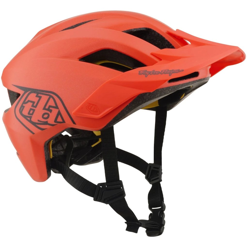TLD Youth Flowline Helmet - One Size - Point Coral / Charcoal