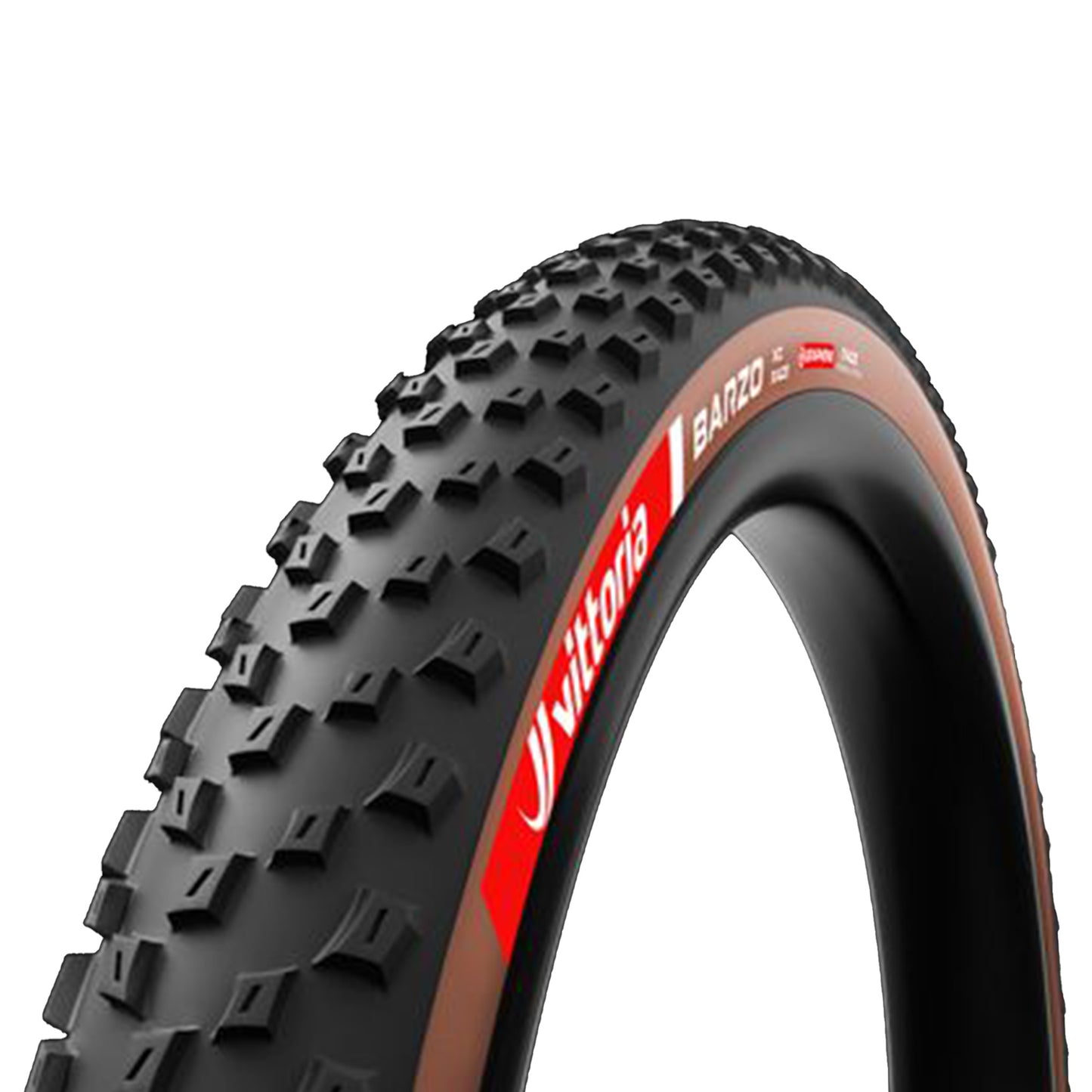 Vittoria Barzo XC Race G2 Tyre - 29 Inch - 2.4 Inch - Yes - Race Graphene Silica - XC Race TLR - Hard - Light Duty Protection - Folding - Tan - Image 1