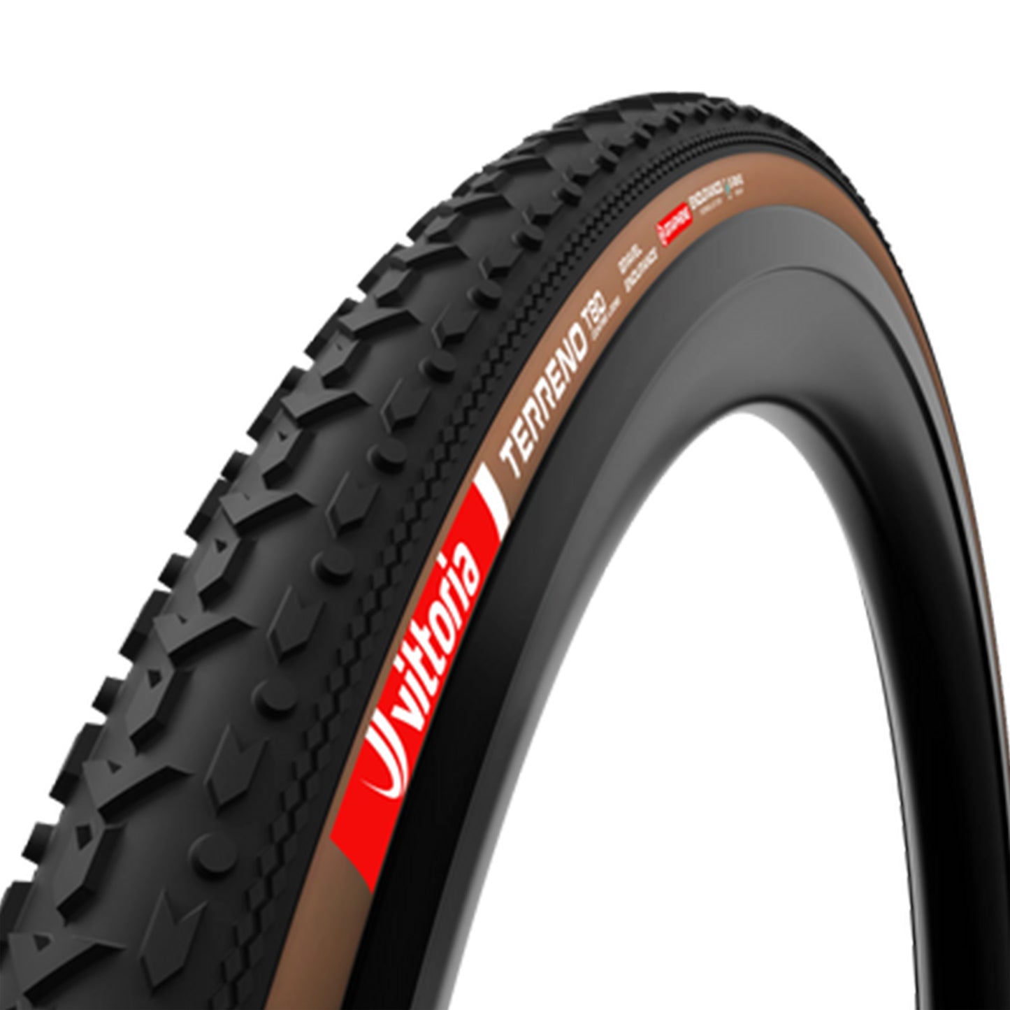 Vittoria Terreno T80 Tyre - 700c - 40mm - Yes - Endurance Formulation - Endurance - Hard - Heavy Duty Protection - Folding - Tan - Image 1