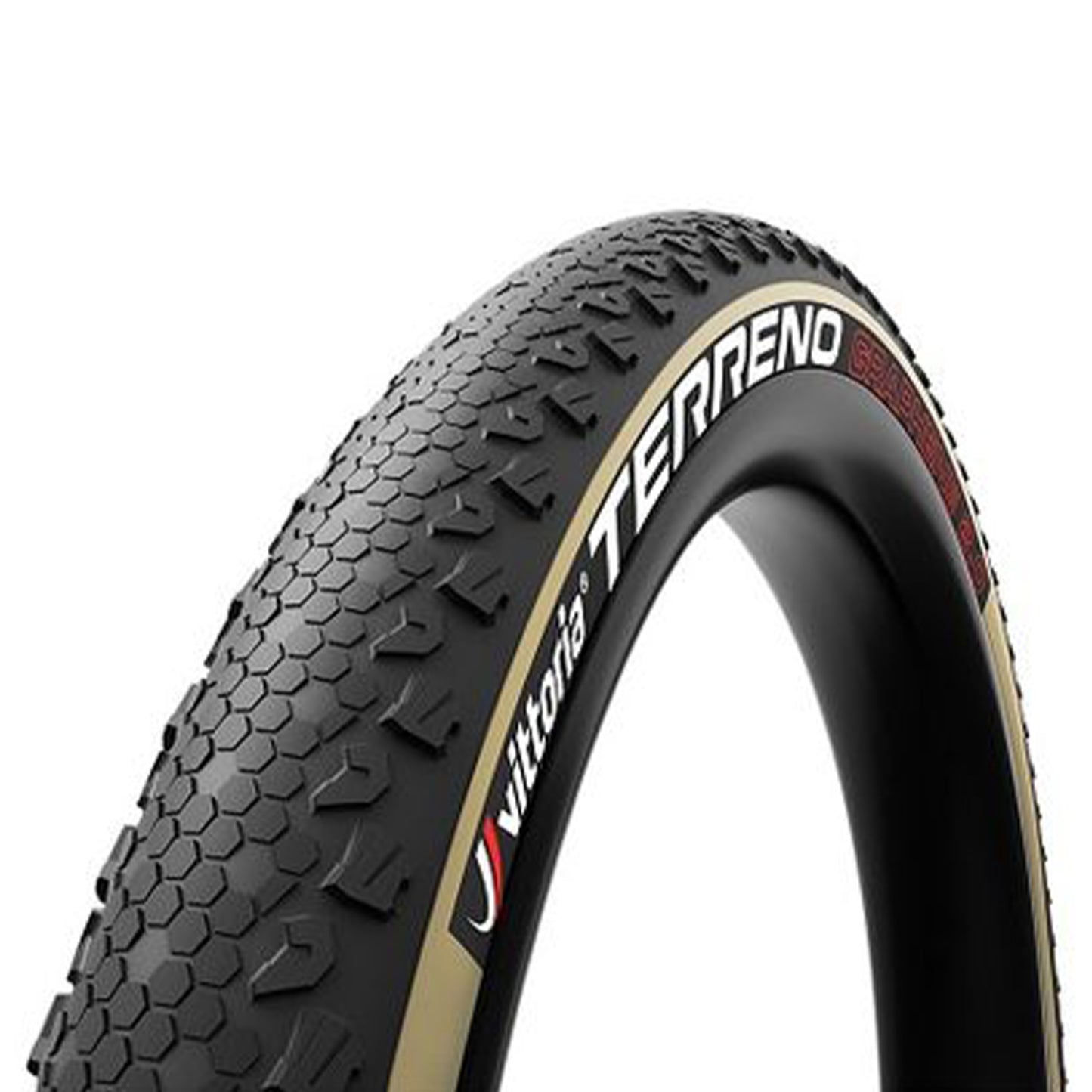 Vittoria Terreno XC Race G2 Tyre - 29 Inch - 2.1 Inch - Yes - Race Graphene Silica - XC Race TLR - Hard - Light Duty Protection - Folding - Tan - Image 1
