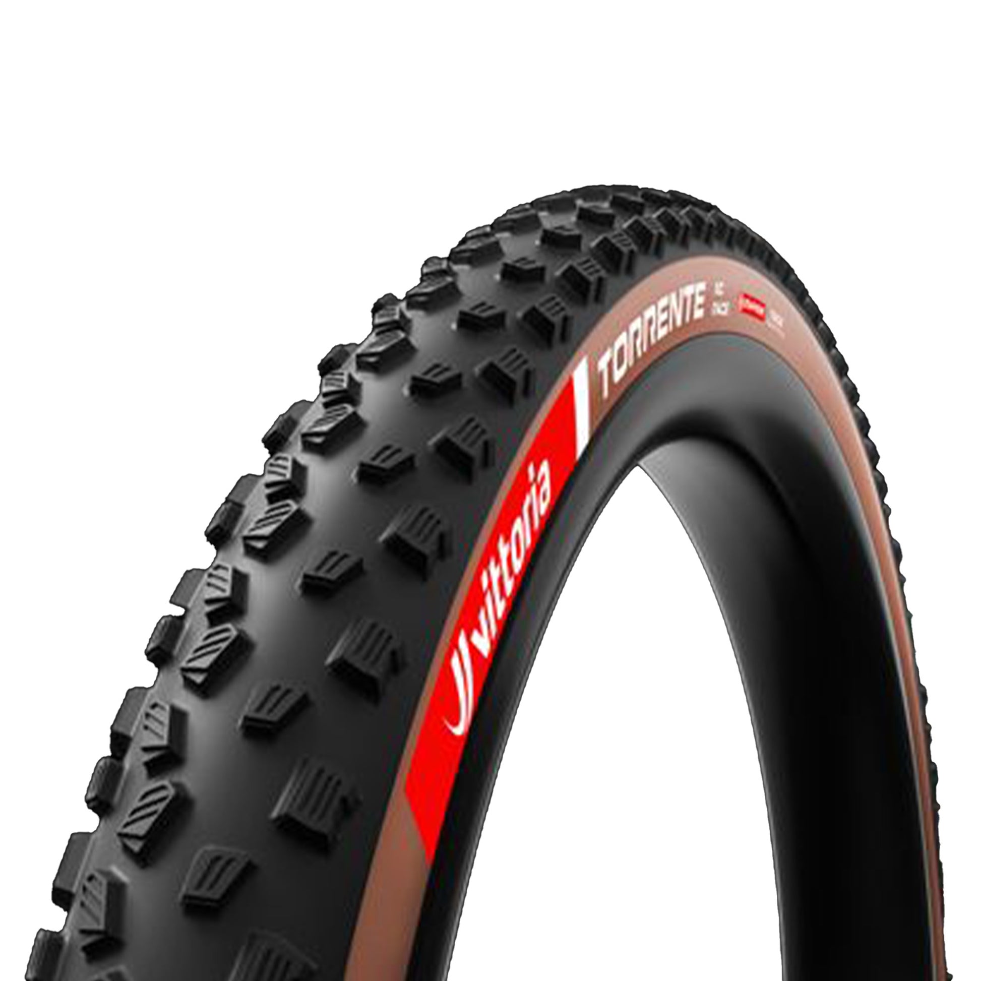 Vittoria Torrente XC Race G2 Tyre - 29 Inch - 2.4 Inch - Yes - Race Graphene Silica - XC Race TLR - Hard - Light Duty Protection - Folding - Tan - Image 1