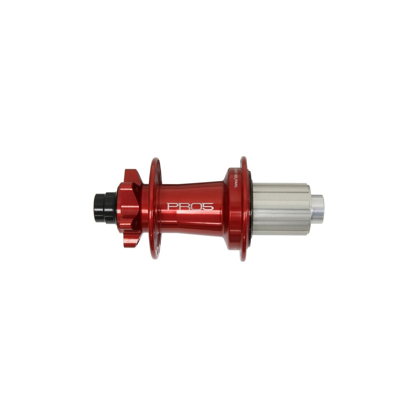 Hope Pro 5 Rear 6 Bolt 12x148mm Disc Hub - Rear - 12x148mm Boost - Shimano HG Splined - 6 Bolt - 28 Hole - J-Bend - Red