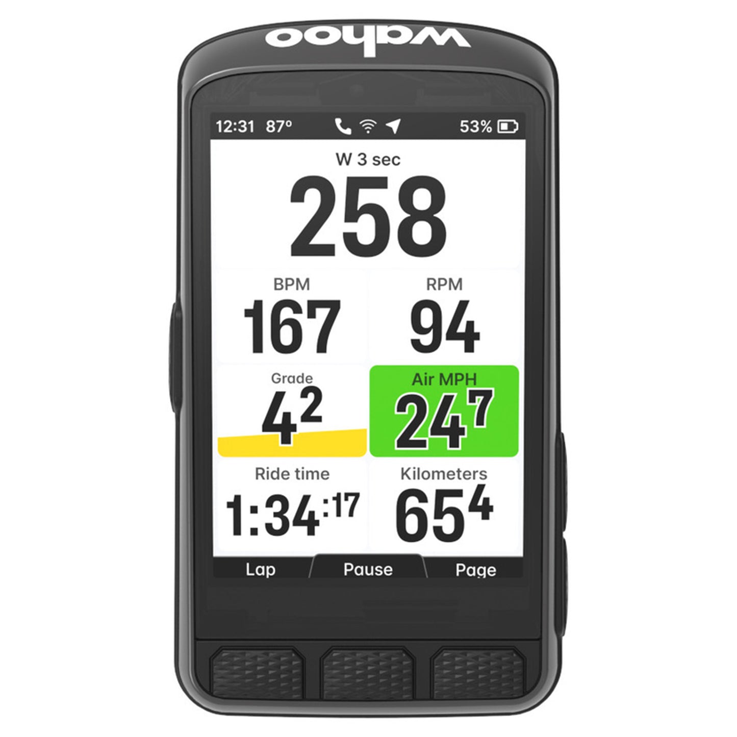 Wahoo ELEMNT ACE GPS Bike Computer - Black - Image 2