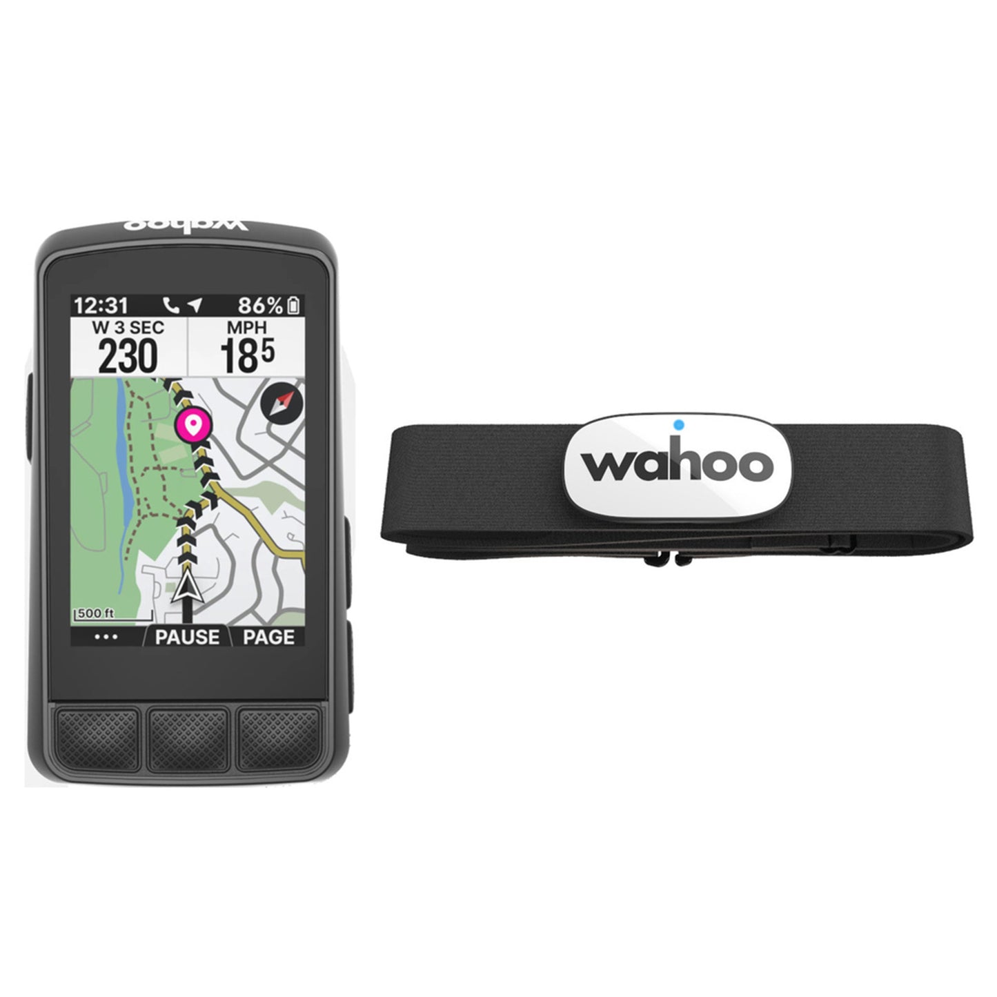 Wahoo ELEMNT BOLT 3.0 + TRACKR HRM Bundle - Black - Image 1