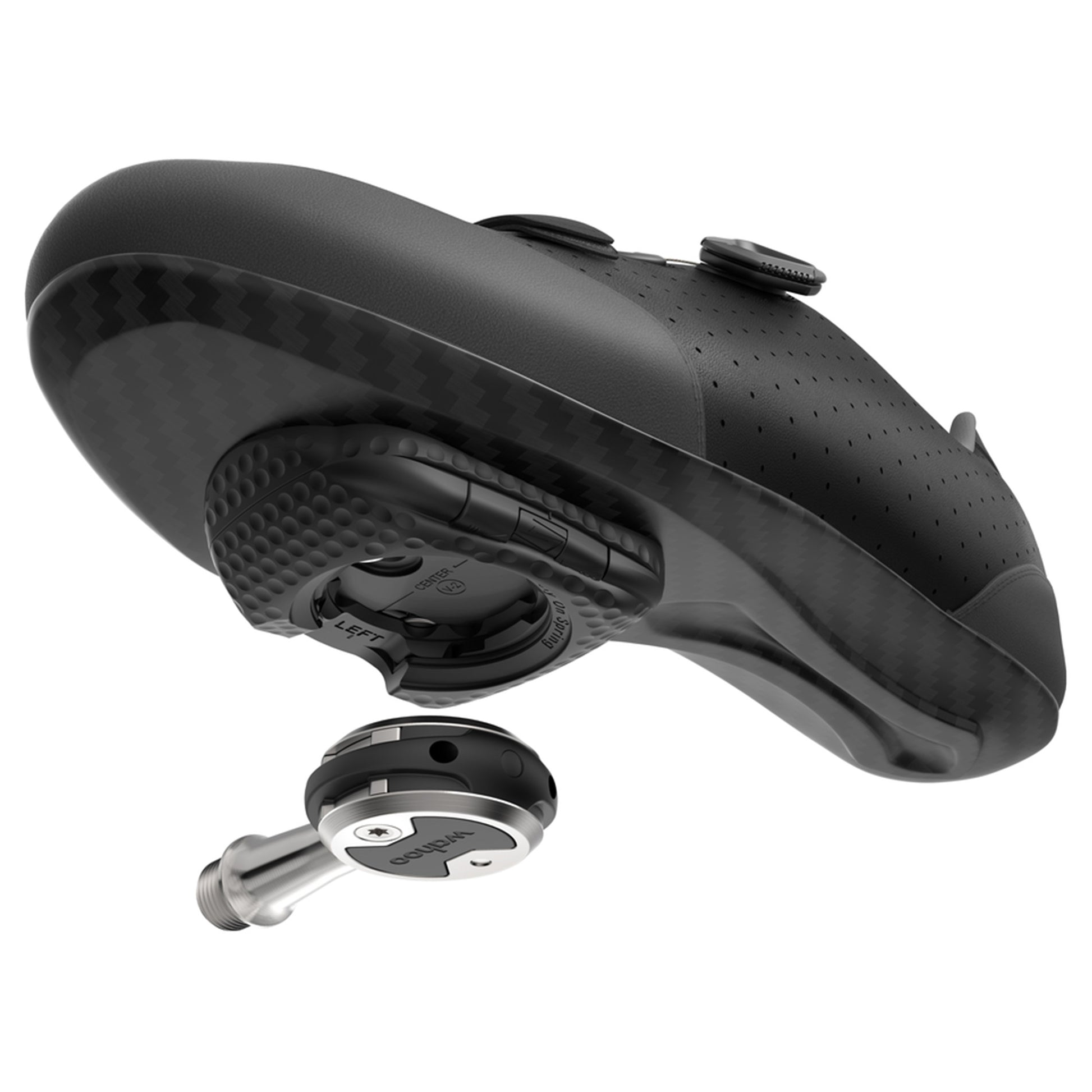 Wahoo SPEEDPLAY ZERO Pedal System (with Standard-Tension Cleats) - Black - Image 4