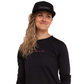 DHaRCO Flat Brim Trucker Hat - One Size Fits Most - Black