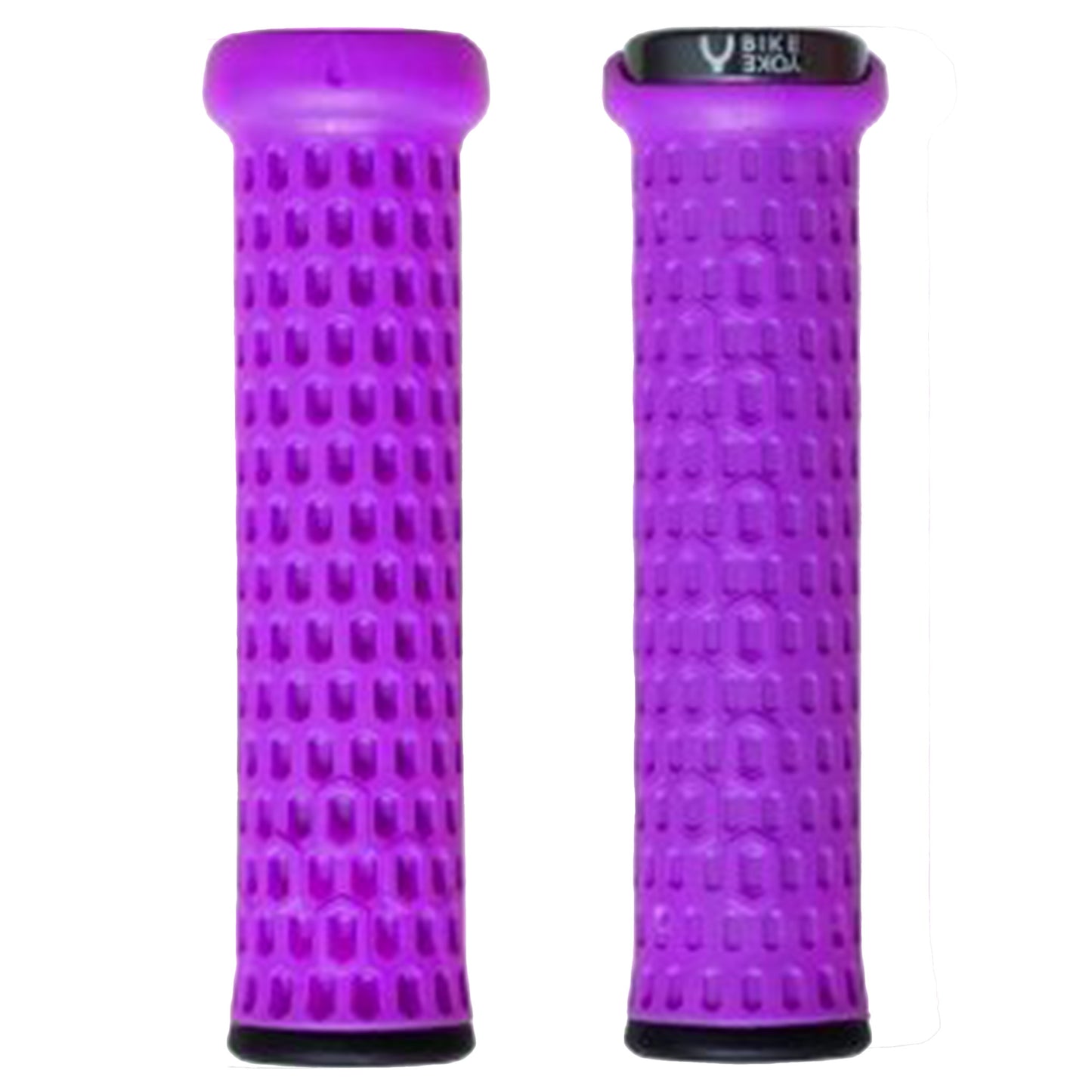 Bikeyoke Grippy Grips - Purple - Single Lock On Grips