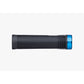 Race Face Chester Lock On Grips - Black With Blue Clamps - Single Lock On Grips - 34mm